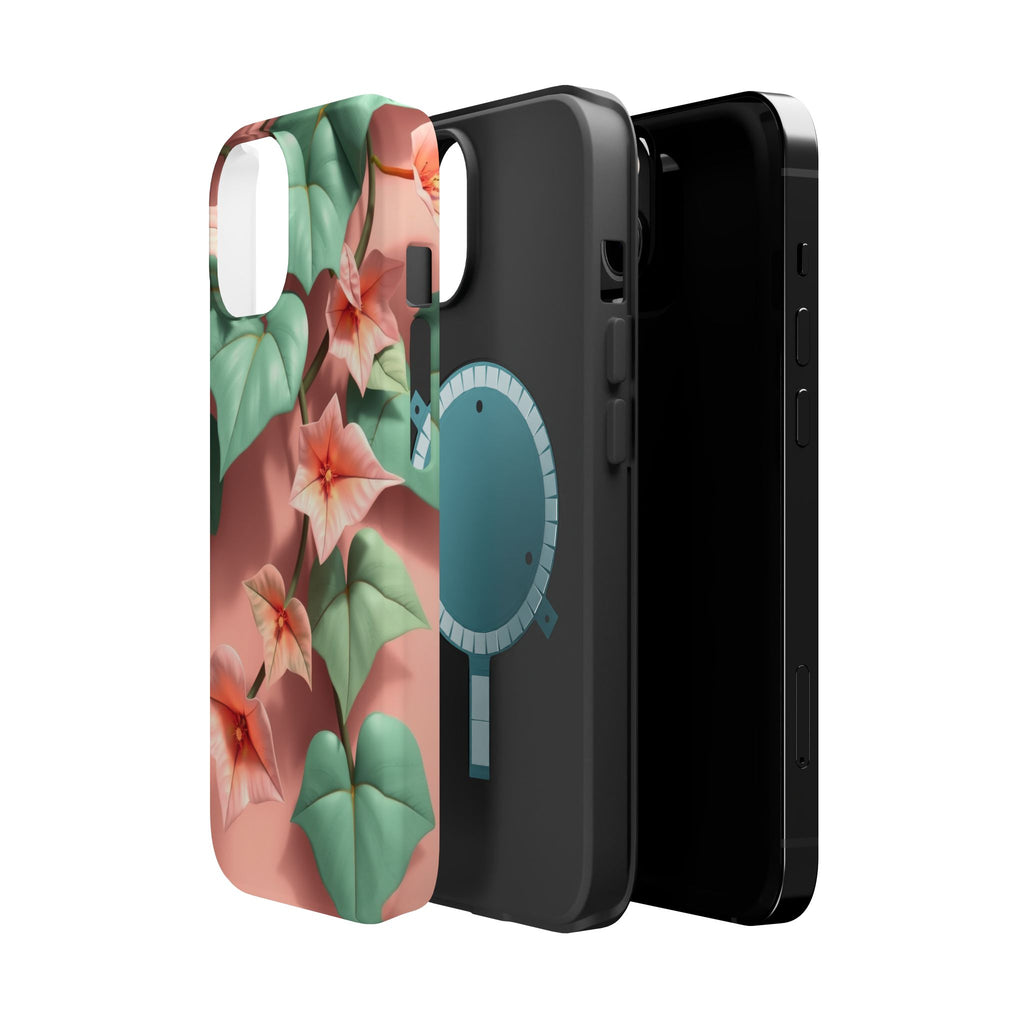 iPhone Mint And Blush Art Nouveau Vine Slim Everyday Designer Case · iPhone Case