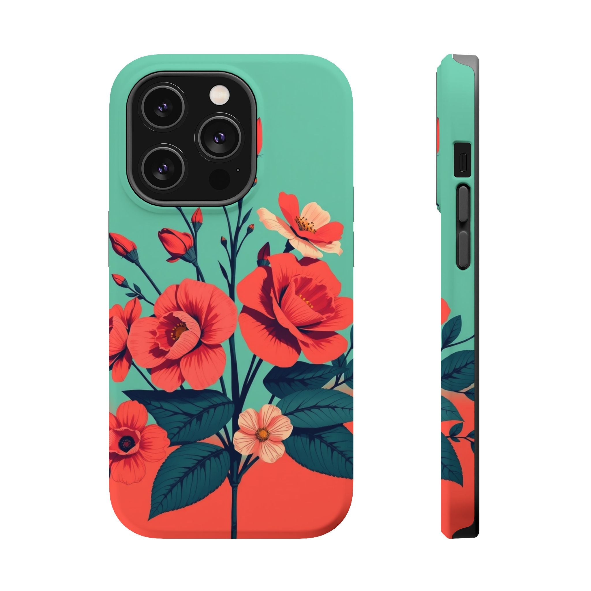 iPhone Pin-up Floral Cinematic Art Bold Modern Everyday Snap Case · iPhone Case
