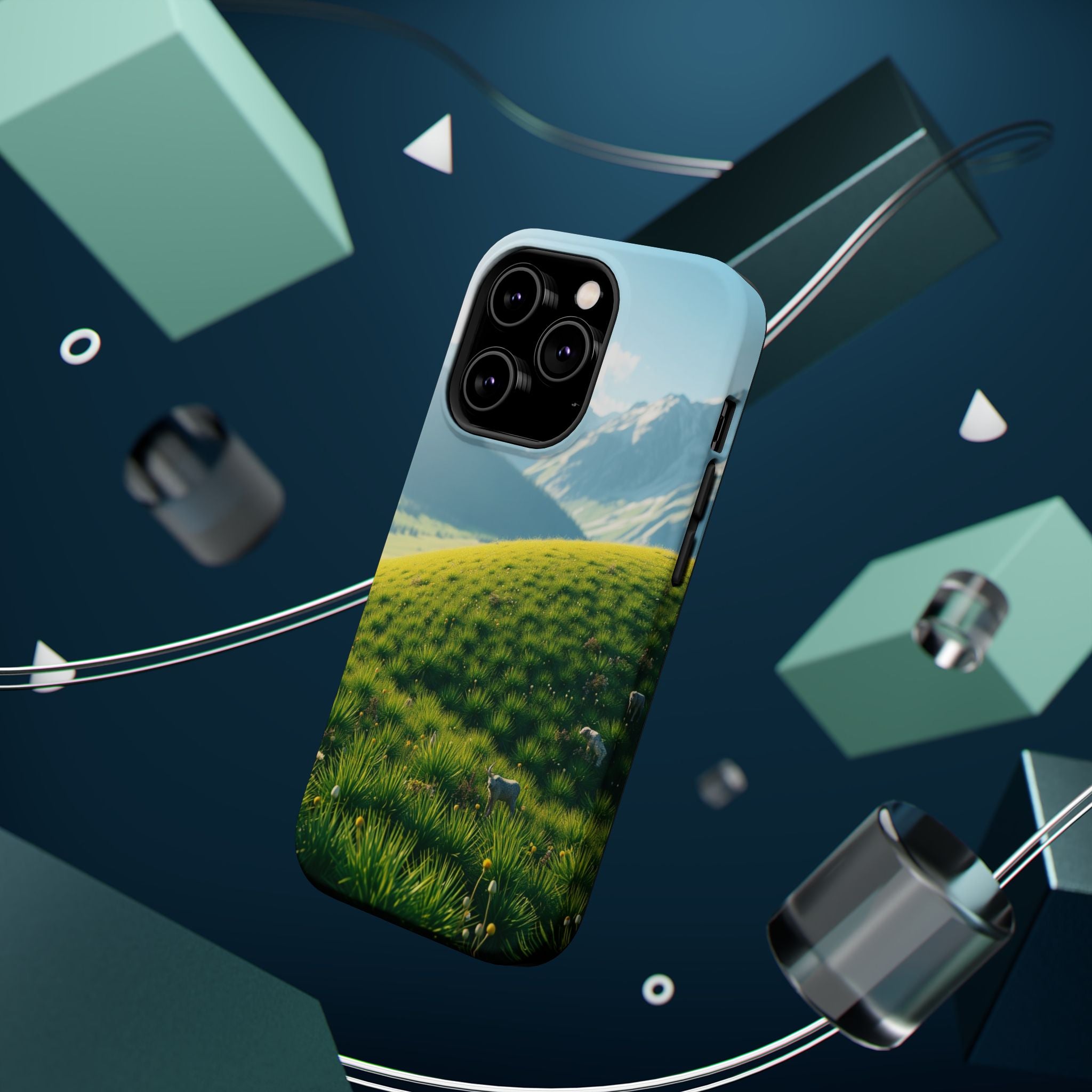 iPhone Vibrant Alpine Meadow Design Slim Everyday Designer Case · iPhone Case