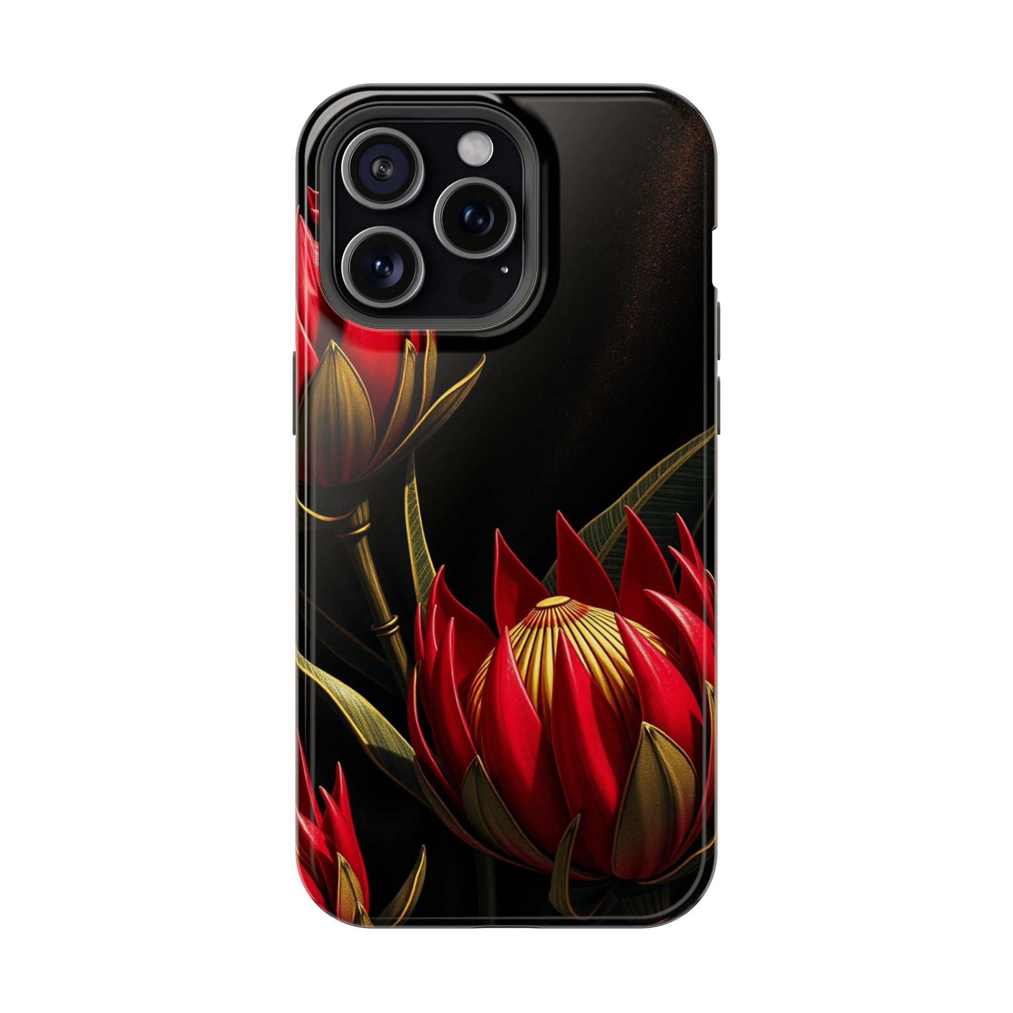 iPhone Protea Bold Gold Foil Luxury Slim Everyday Designer Case · iPhone Case