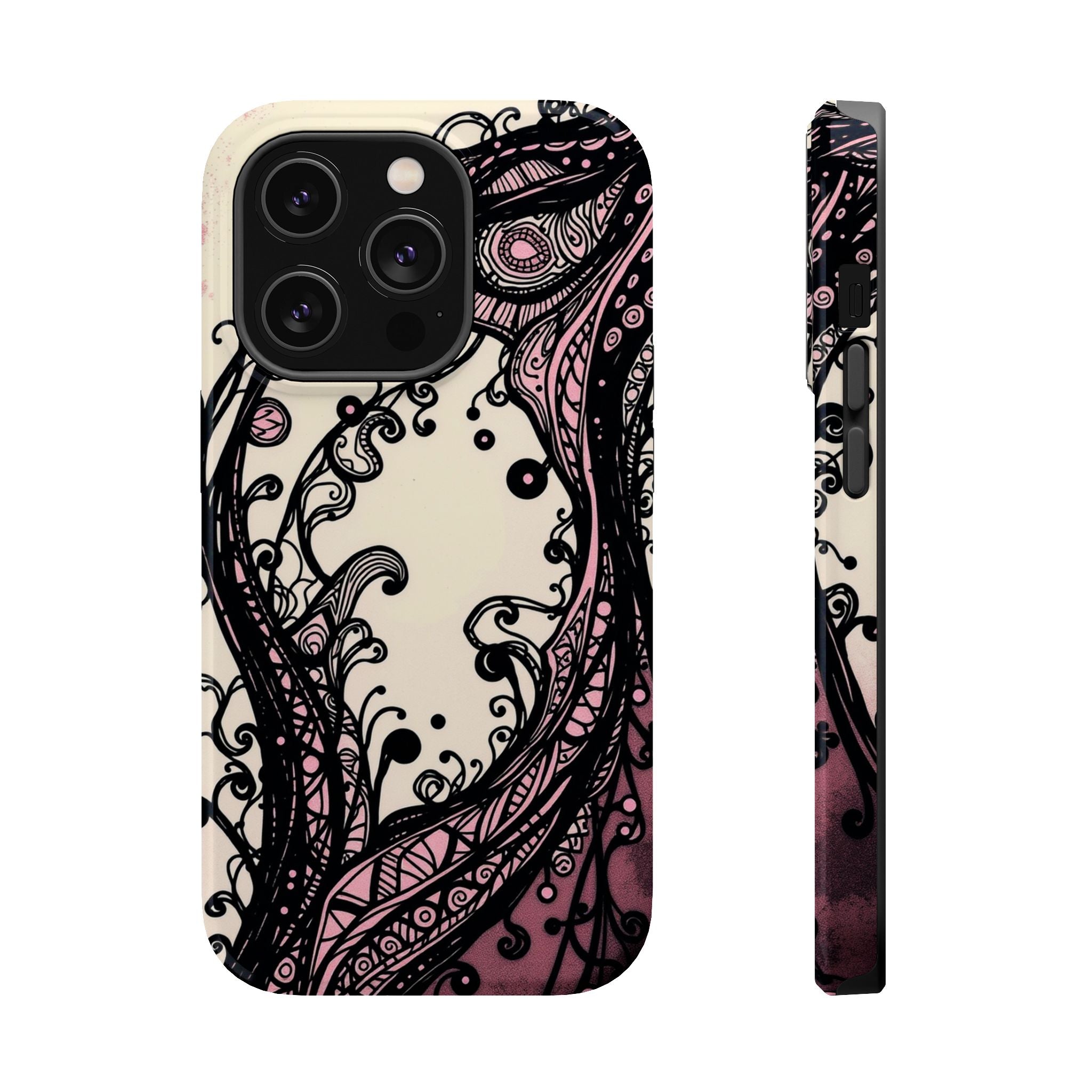 iPhone Radiant Zentangle Flow Design Slim Everyday Designer Case · iPhone Case