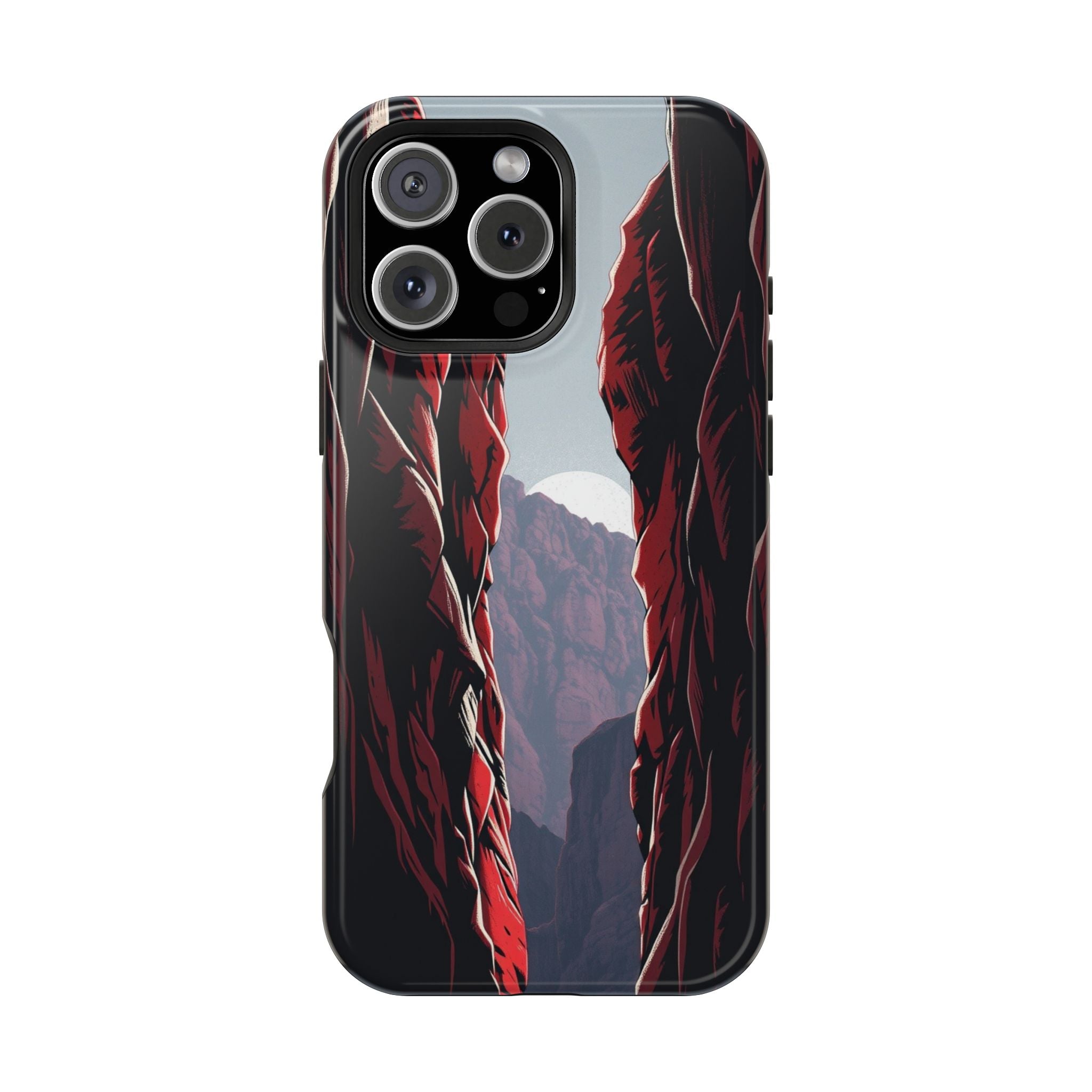 iPhone Serene Canyon Wall Design Bold Modern Everyday Snap Case · iPhone Case
