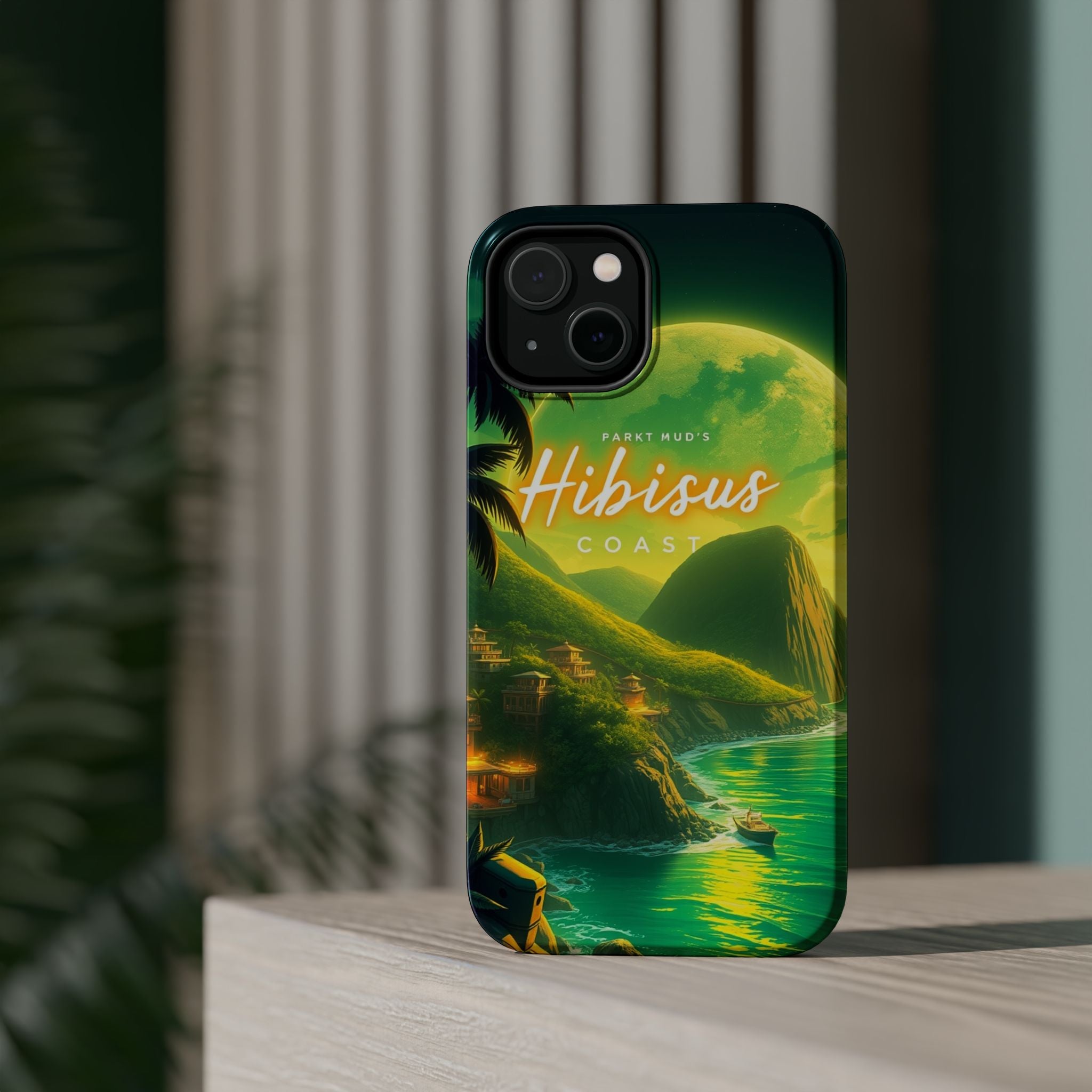 iPhone Dreamy Hibiscus Coast Design Slim Everyday Designer Case · iPhone Case