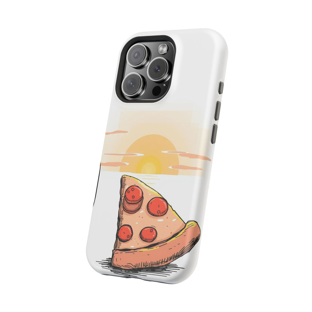 iPhone Earthy Pizza Slice Sunset Design Slim Everyday Designer Case · iPhone Cas