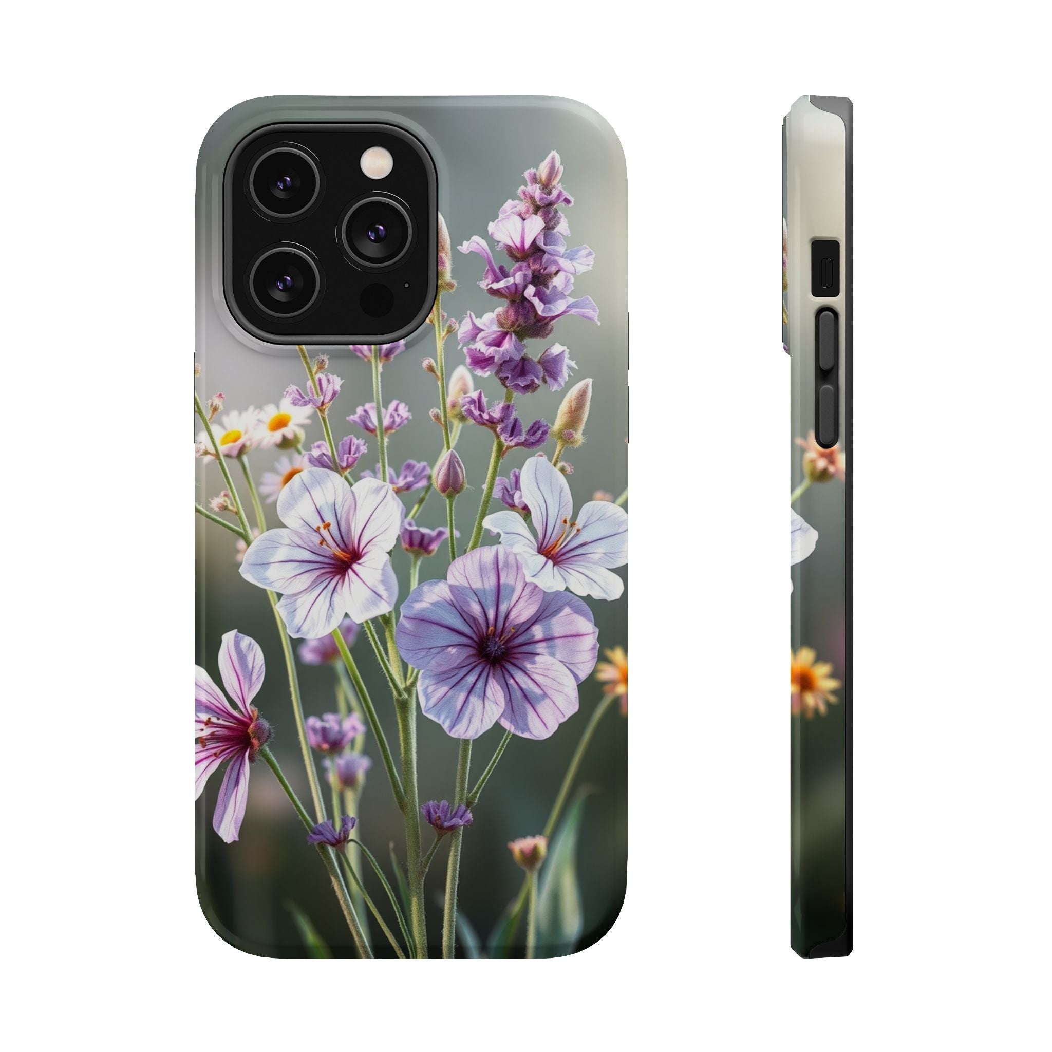 iPhone Wildflower Bunch Enchanted Art Slim Everyday Designer Case · iPhone Case