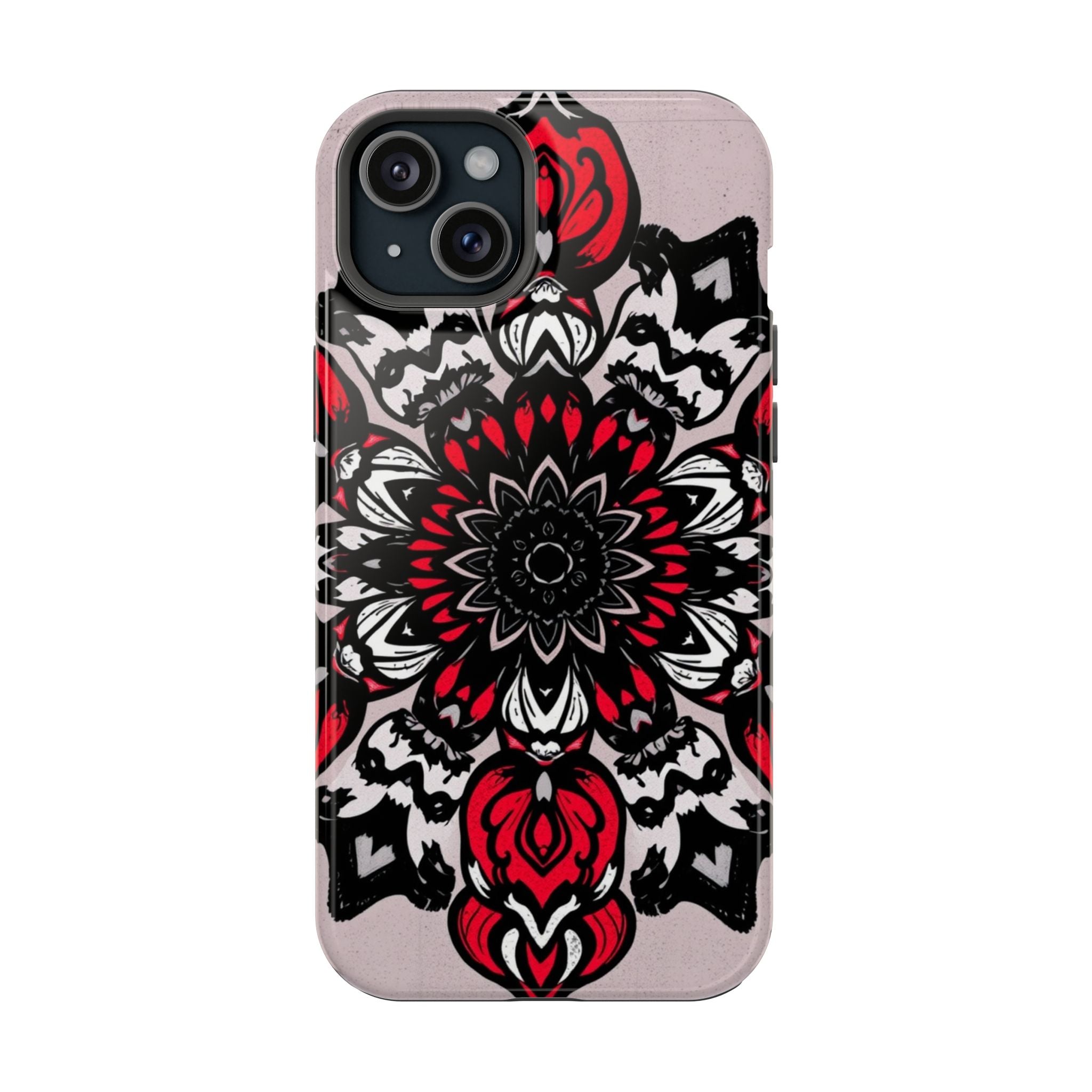 iPhone Floral Mandala Bold Art Slim Everyday Designer Case · iPhone Case