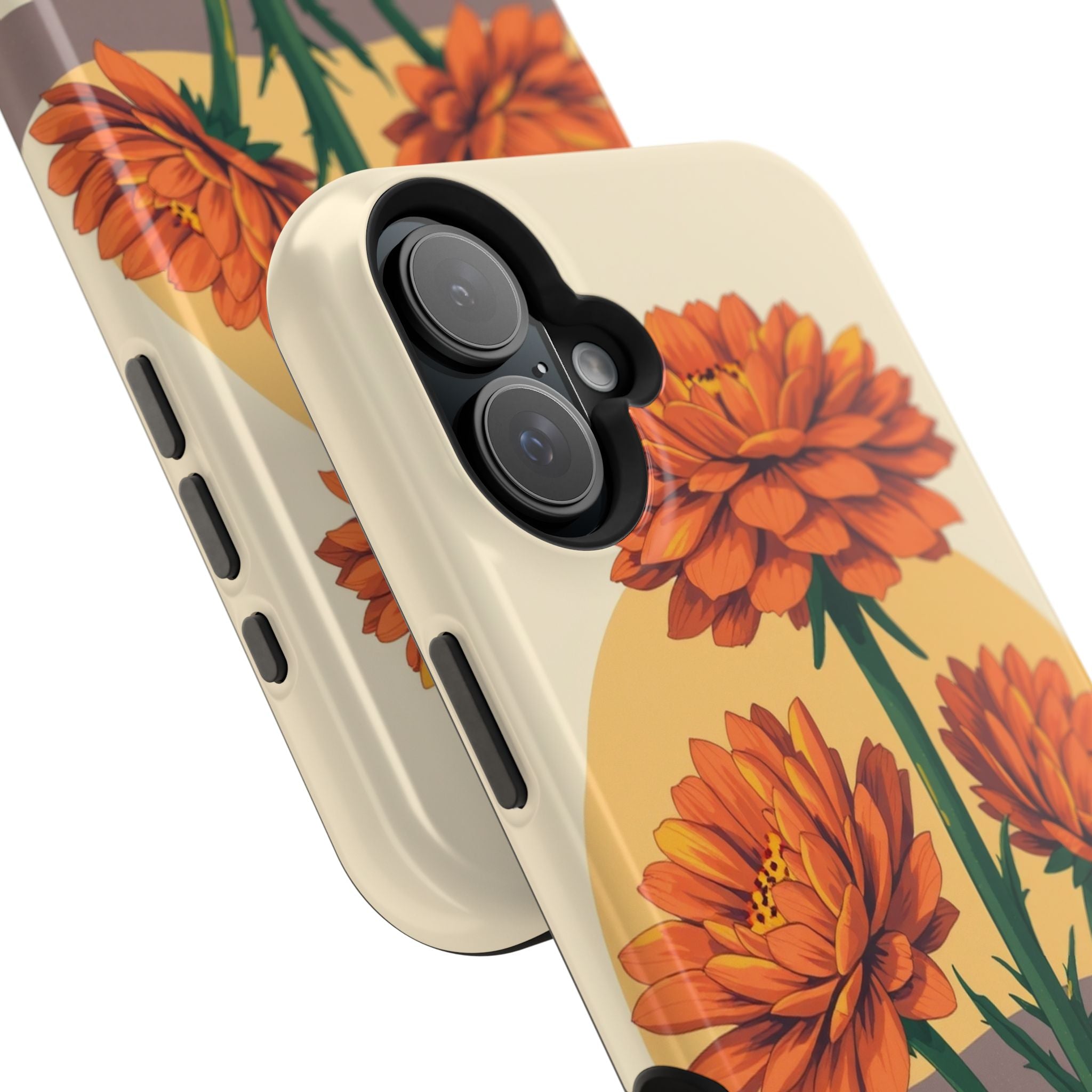 iPhone Ranunculus Stack Bold Art Bold Modern Everyday Snap Case · iPhone Case