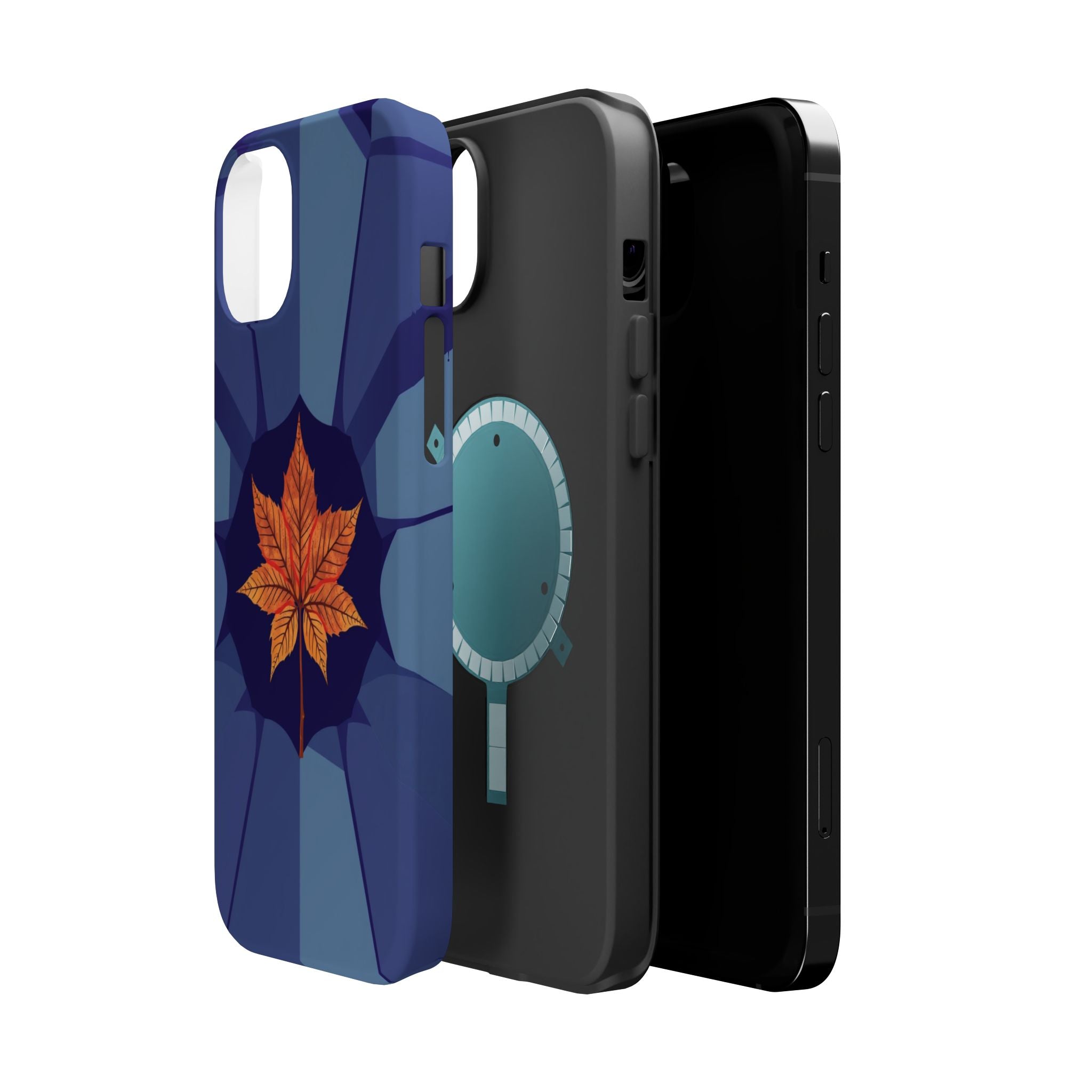 iPhone Autumn Maple Abstract Geometric Slim Everyday Designer Case · iPhone Case