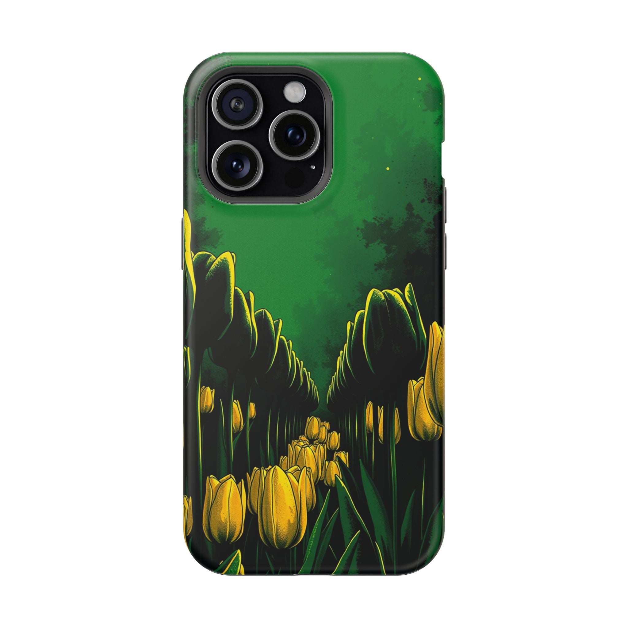 iPhone Tulip Row Emerald Green And Gold Slim Snap Case · iPhone Case