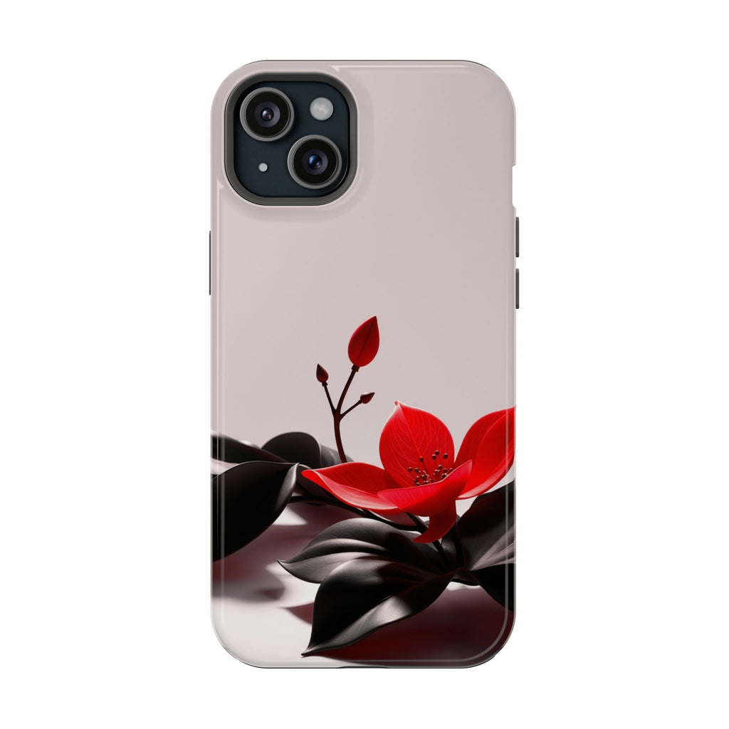iPhone Radiant Bloom and Leaf Design Slim Everyday Designer Case · iPhone Case