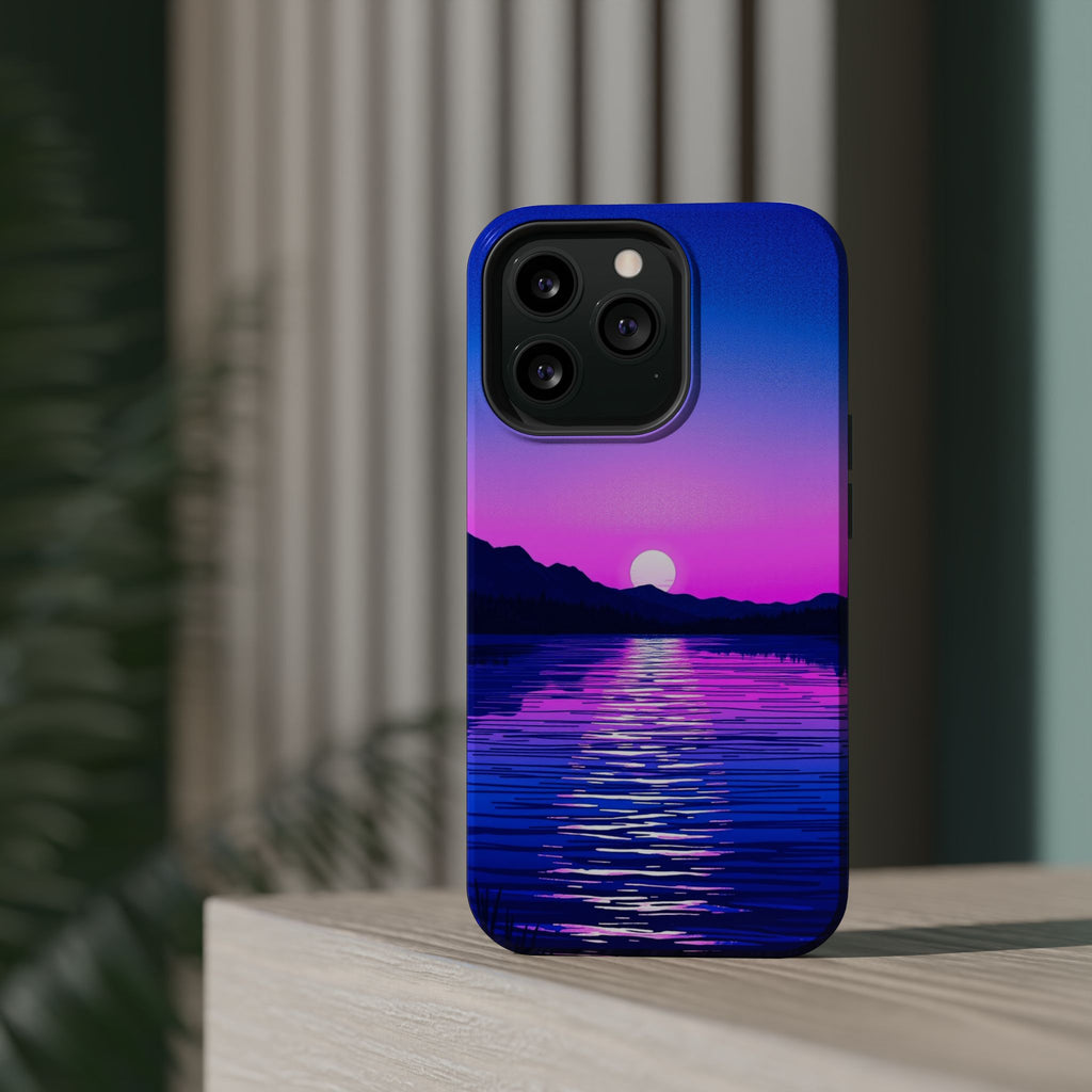 iPhone Indigo And Violet Lake at Twilight Slim iPhone Everyday Designer · iPhone