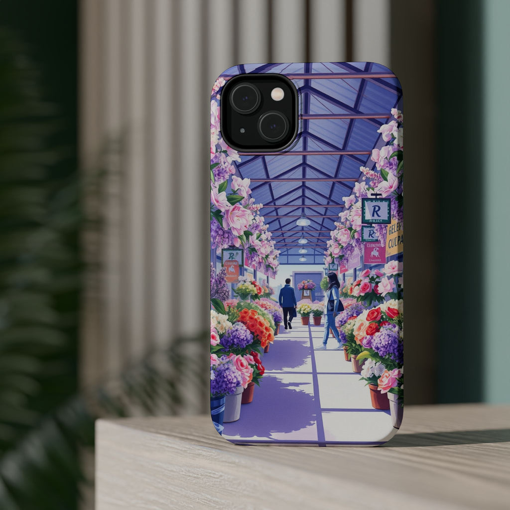 iPhone Flower Market Cinematic Art Clean Minimal Snap Cas Slim Snap Case · iPhon