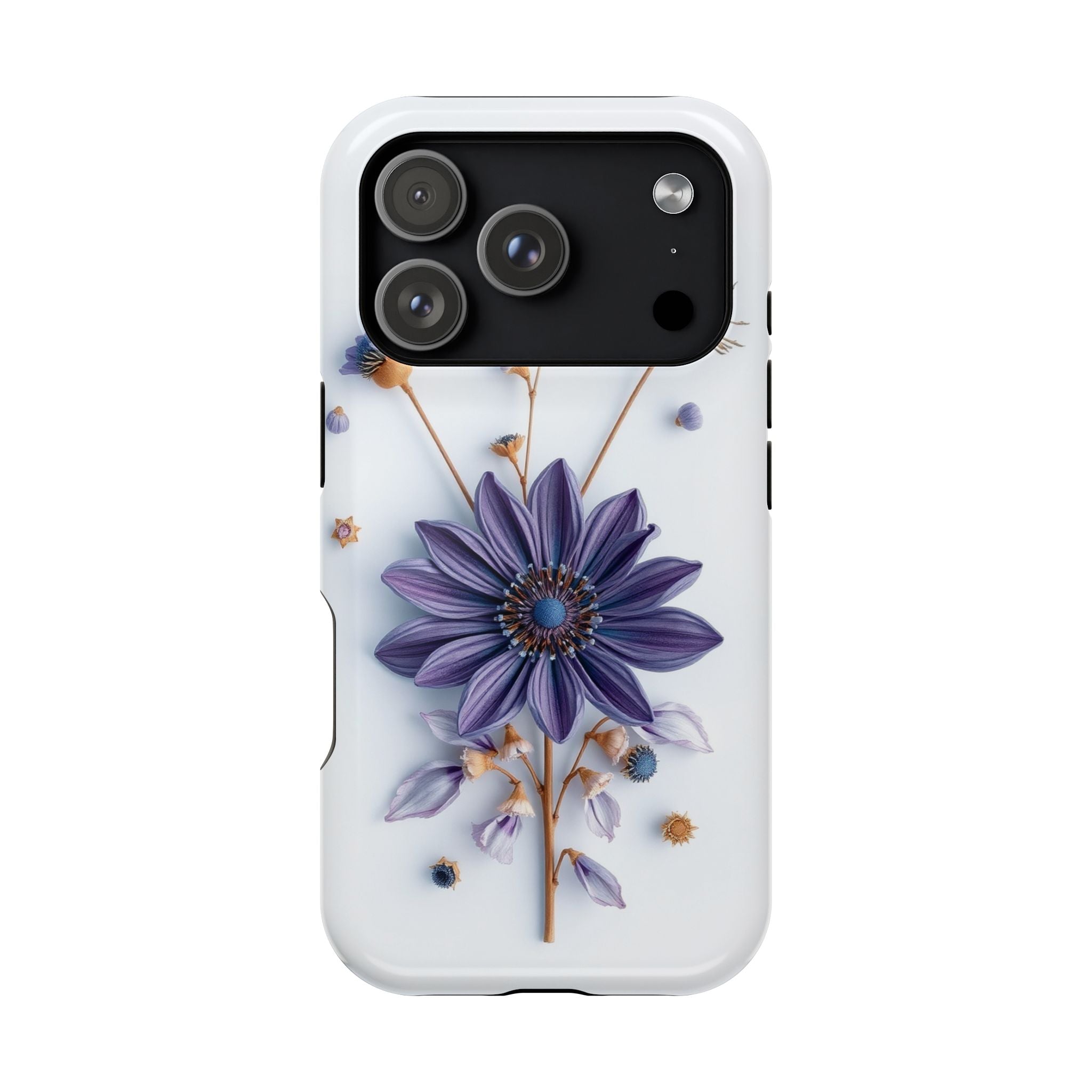 iPhone Dried Flower Flat Lay Pastel Kawaii Slim iPhone Everyday · iPhone Case