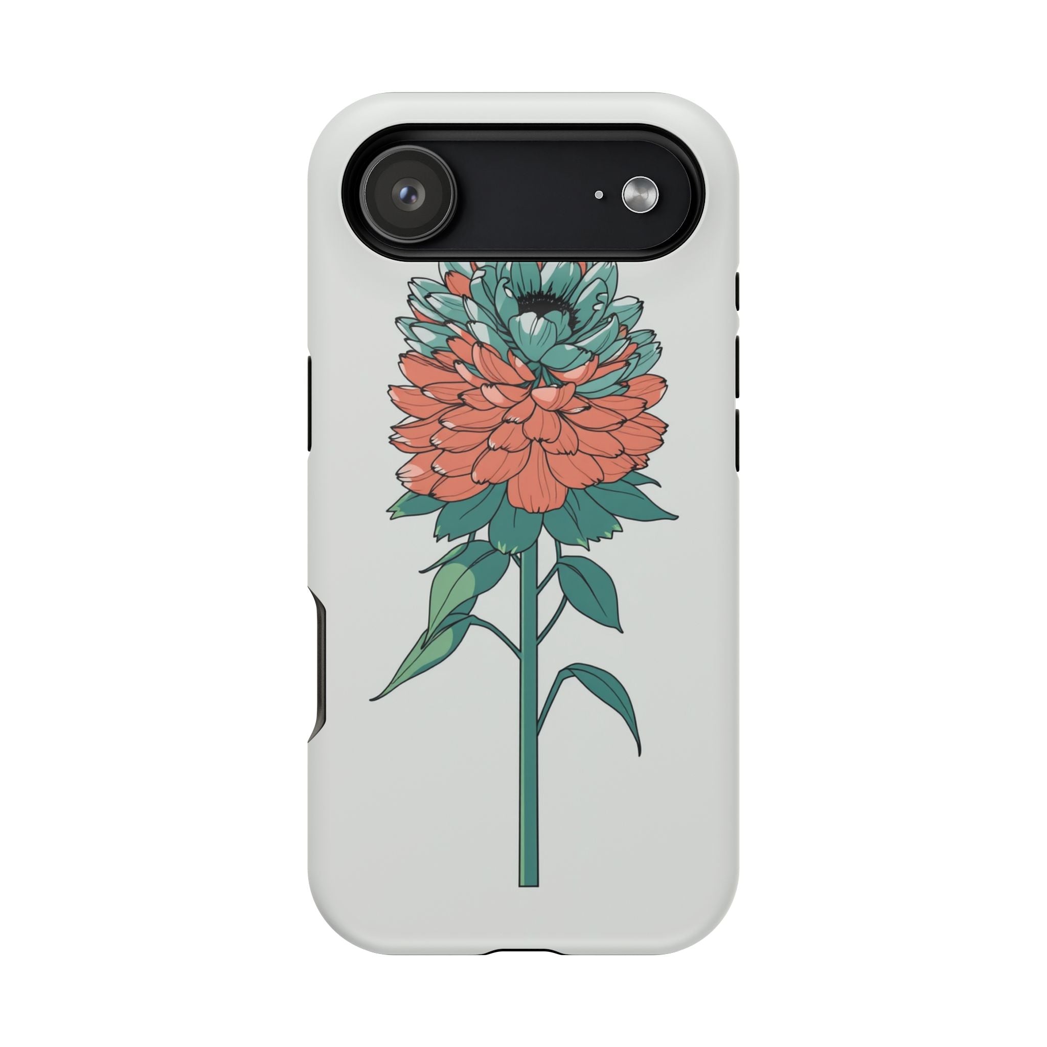 iPhone Serene Ranunculus Stack Design Slim Everyday Designer Case · iPhone Case