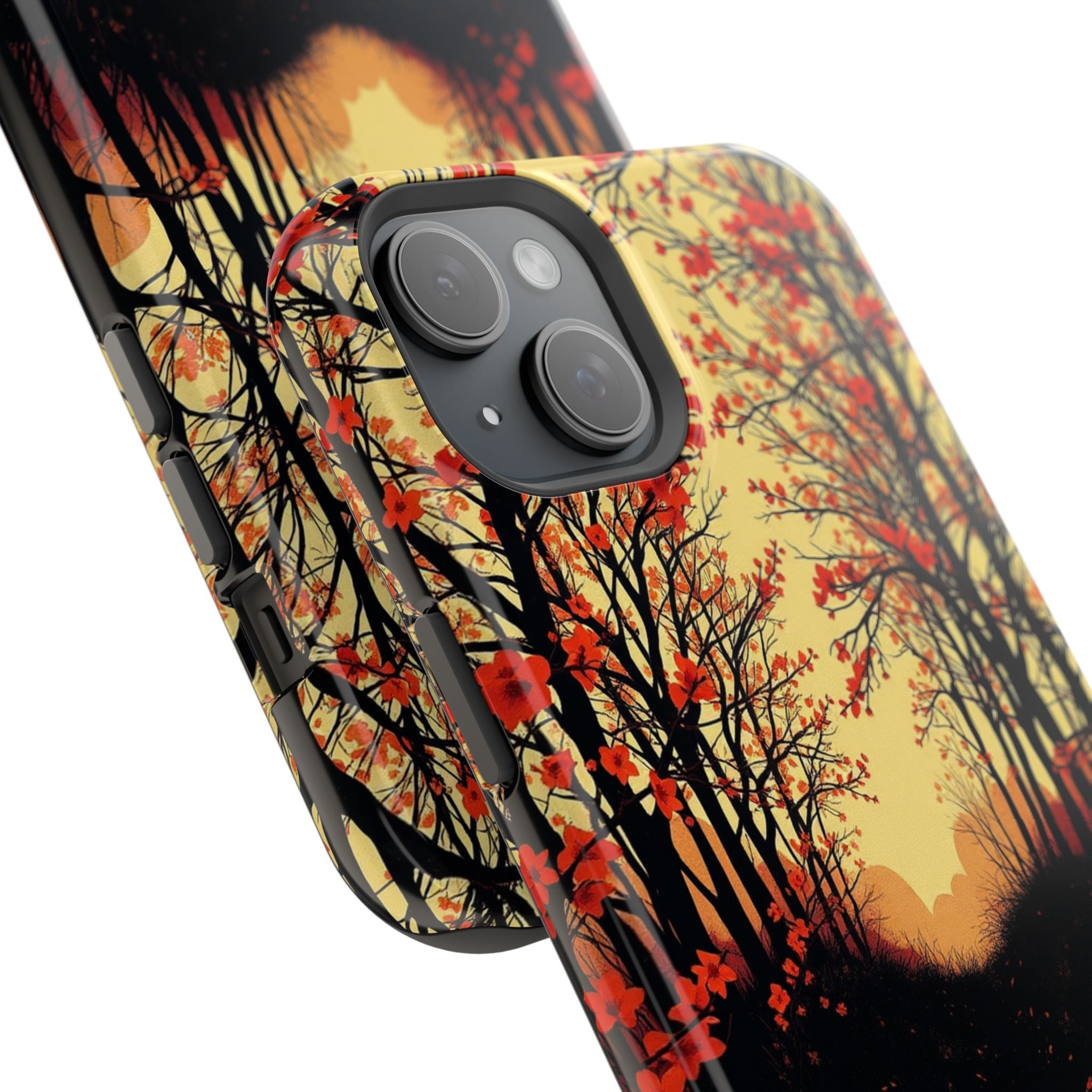 iPhone Dreamy Blossom Trail Design Bold Modern Everyday Snap Case · iPhone Case