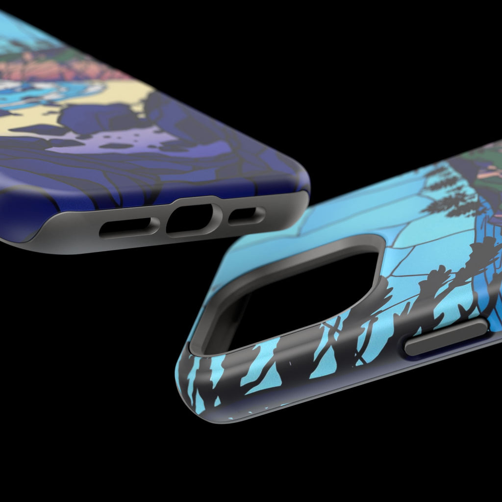 iPhone Indigo And Violet Pebble Beach Slim Everyday iPhone 11 Designer · iPhone