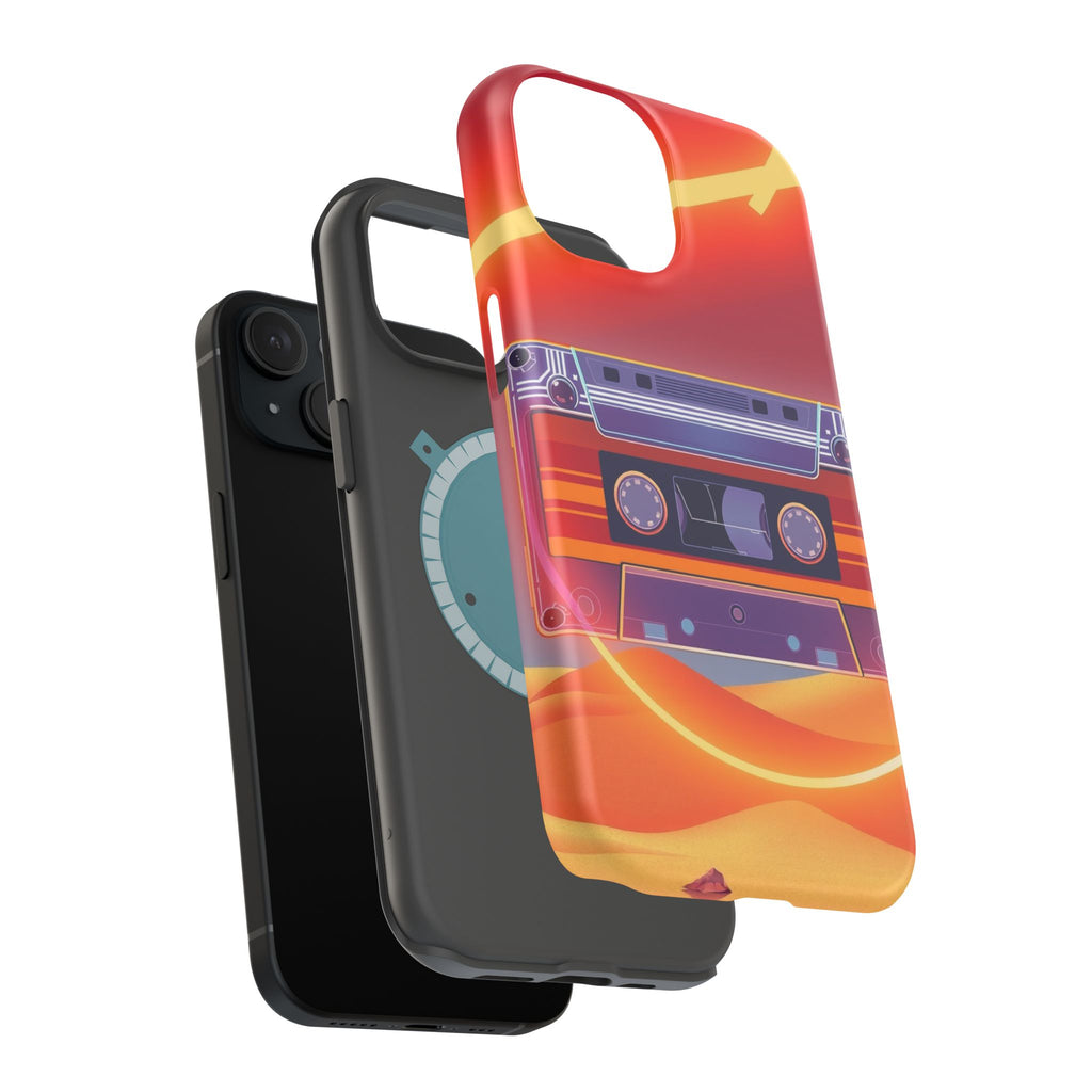 iPhone Cassette Tape Rewind Bold Art Slim Everyday Designer Case · iPhone Case