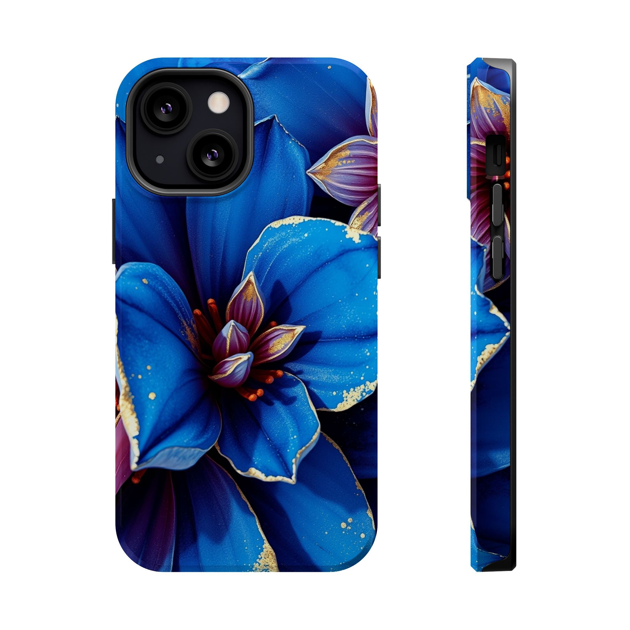 iPhone Floral Gold Foil Serene Design Slim Snap Case Ga · iPhone Case
