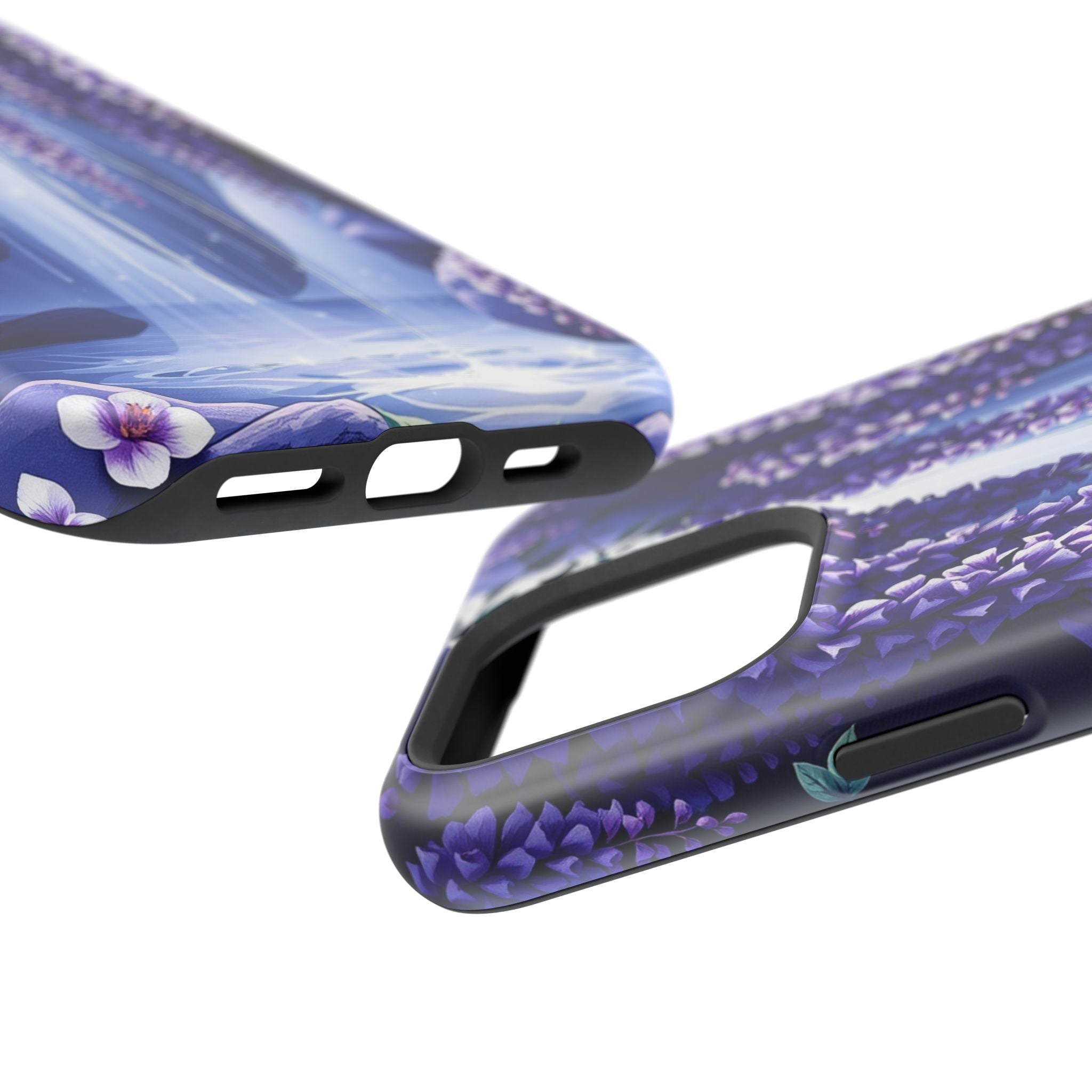 iPhone Wisteria Cascade Serene Design Slim Snap Case Ga · iPhone Case