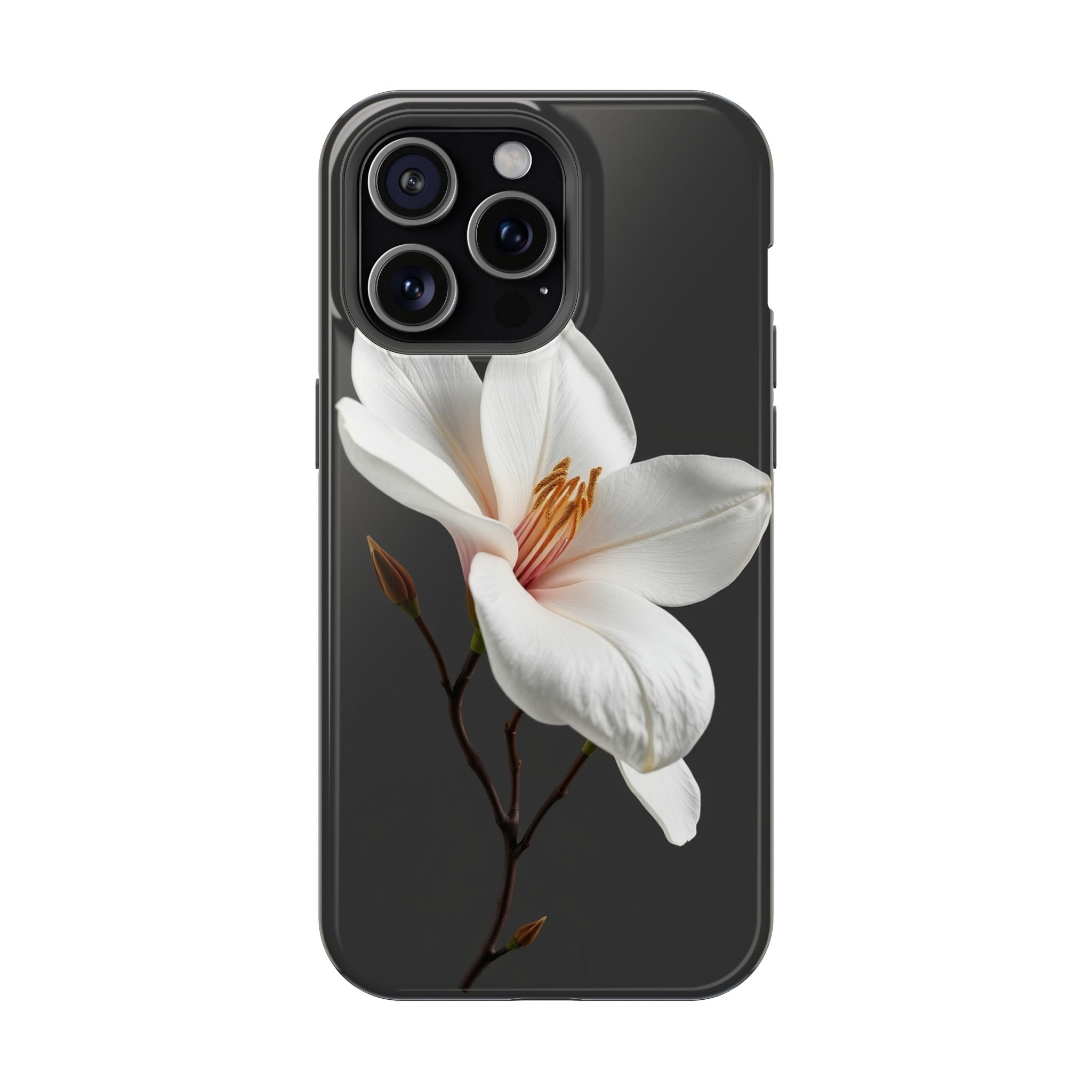 iPhone Earthy Magnolia Dream Design Slim Everyday Designer Case · iPhone Case