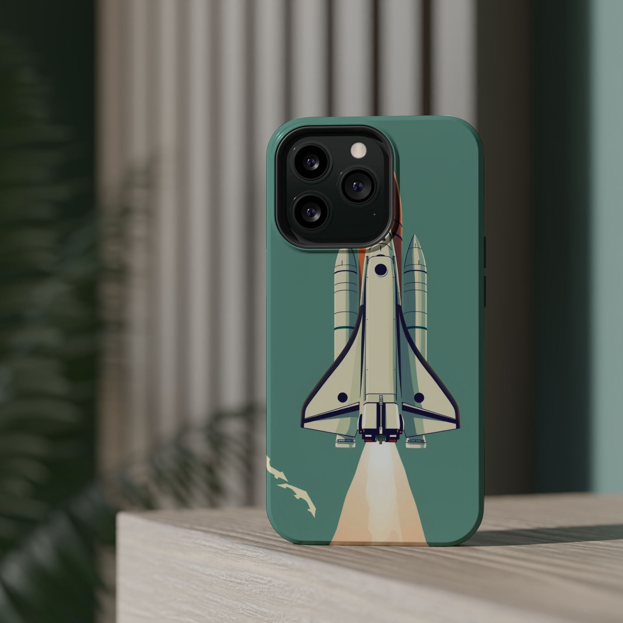 iPhone Retro Space Shuttle Cinematic Art Slim Everyday Designer Case · iPhone Ca