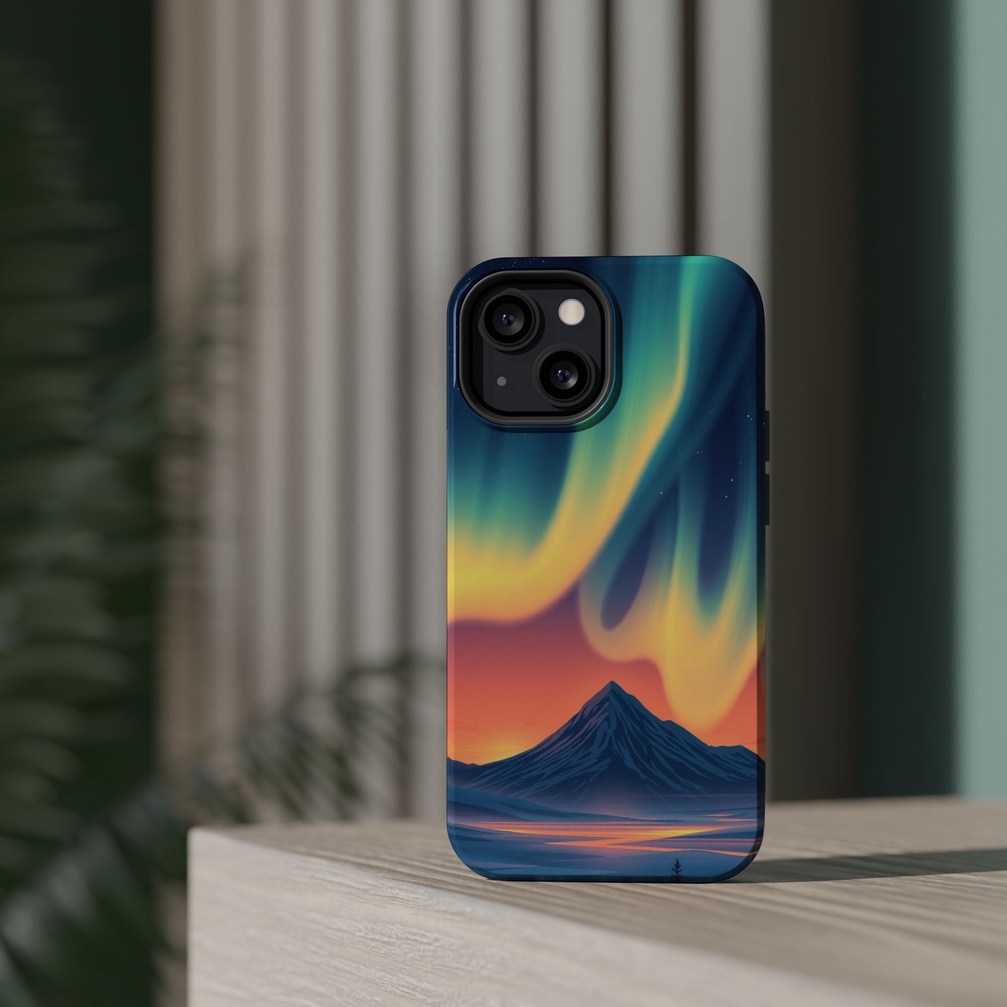 iPhone Northern Lights Dreamy Ethereal Slim Everyday Designer Case · iPhone Case
