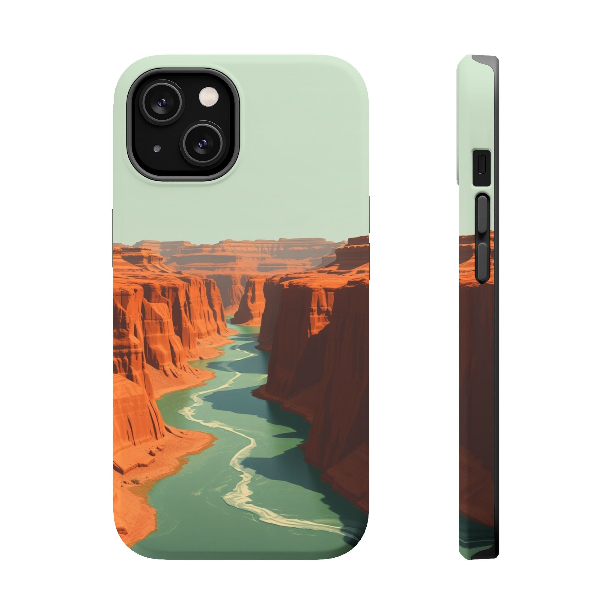 iPhone Burnt Orange And Sand River Canyon Slim iPhone Everyday Designer · iPhone