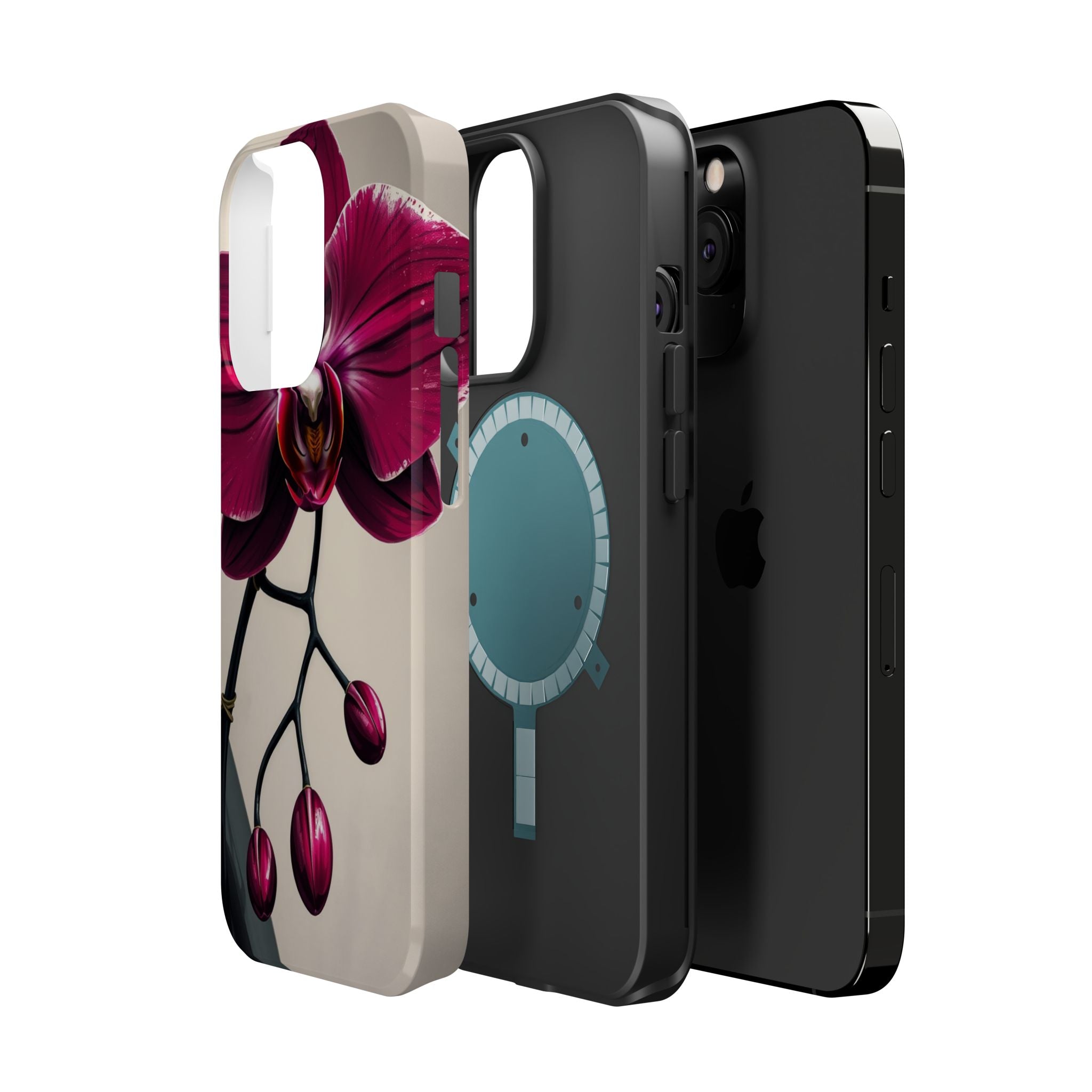 iPhone Orchid Study Enchanted Art Bold Modern Everyday Snap Case · iPhone Case