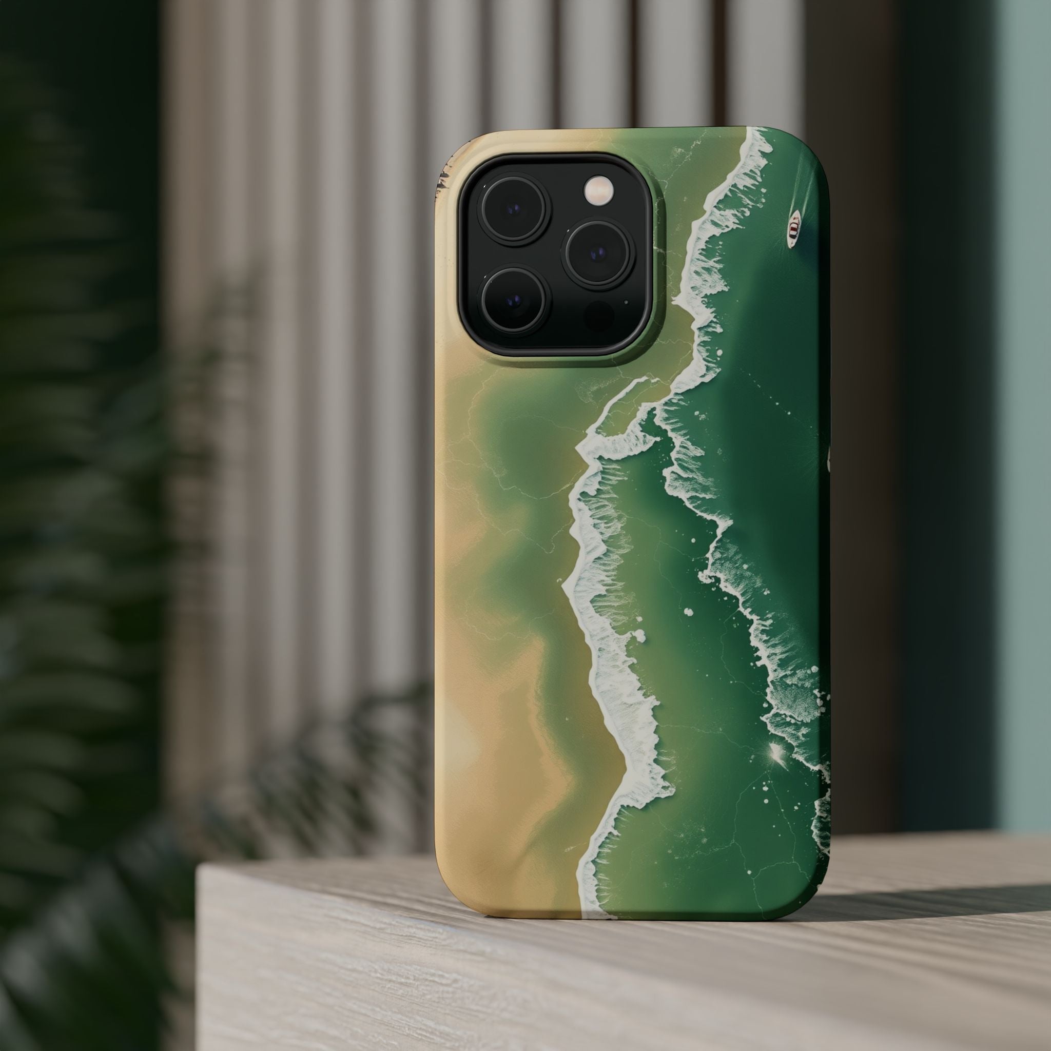 iPhone Shoreline Aerial Bold Art Bold Modern Everyday Snap Case · iPhone Case