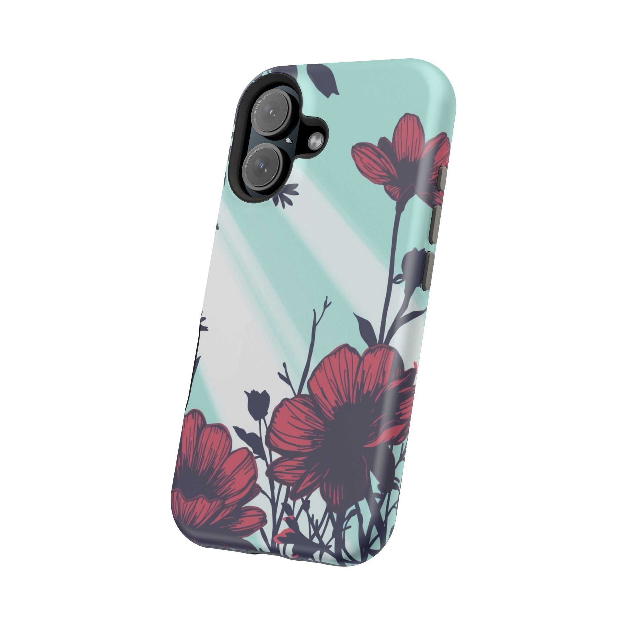 iPhone Floral Silhouette Cinematic Art Slim Everyday Designer Case · iPhone Case