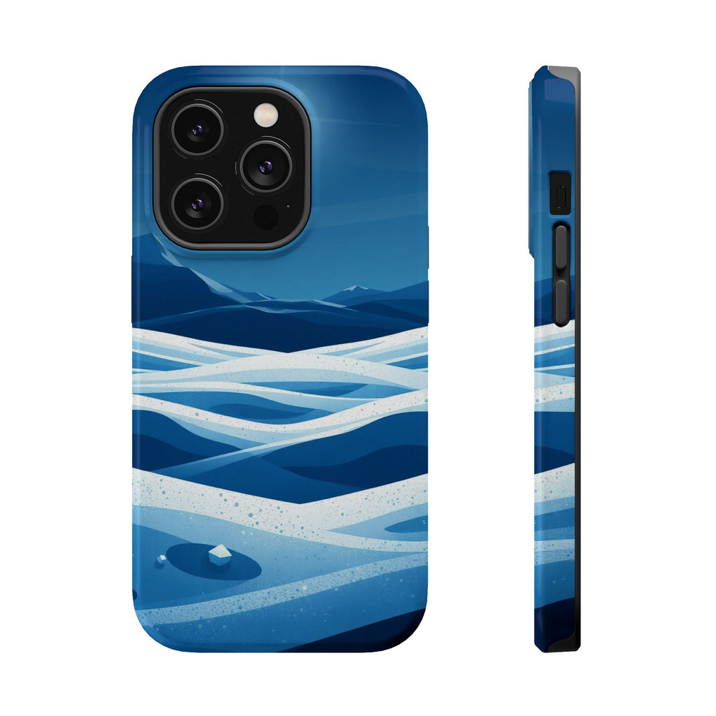 iPhone Snow Field Abstract Geometric Slim Everyday Designer Case · iPhone Case