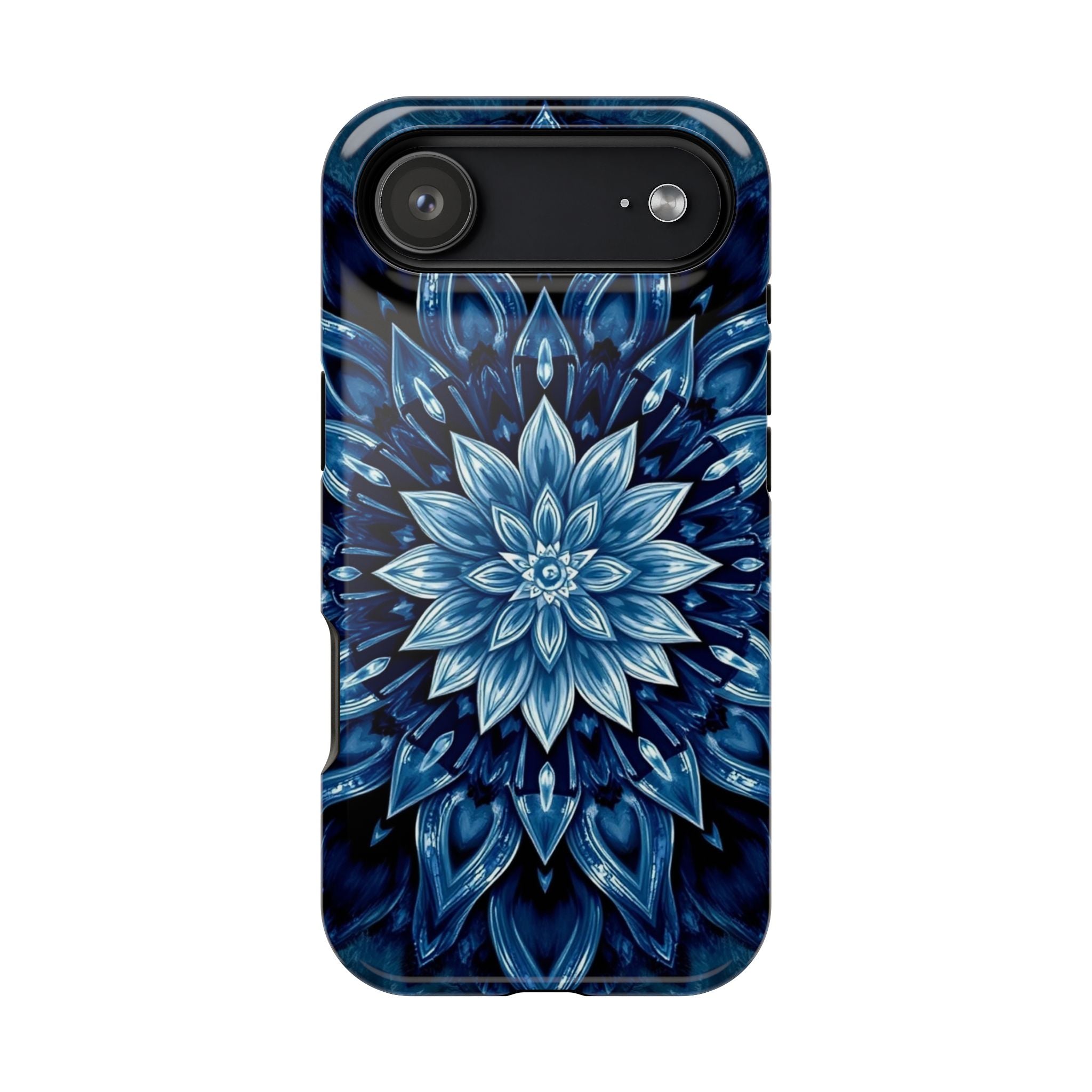 iPhone Floral Mandala Electric Art Bold Modern Everyday Snap Case · iPhone Case