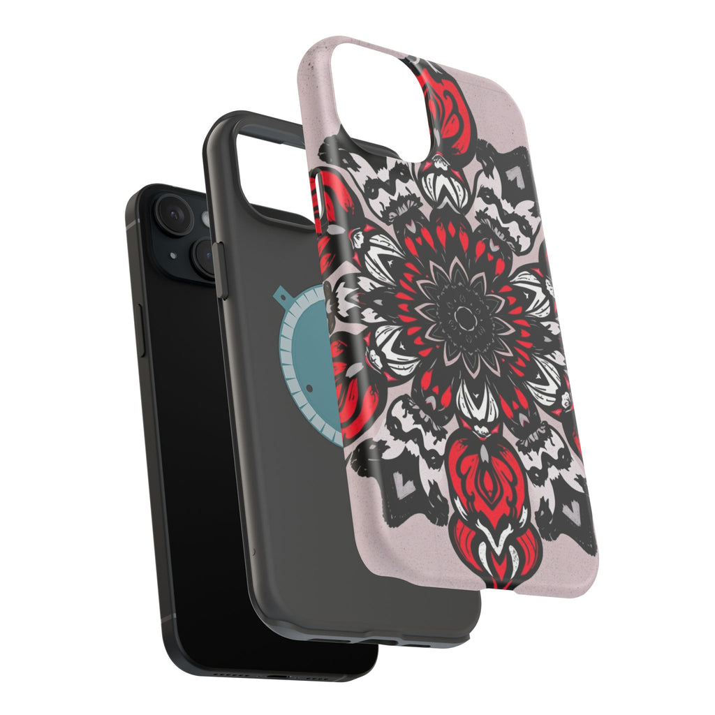 iPhone Floral Mandala Bold Art Slim Everyday Designer Case · iPhone Case
