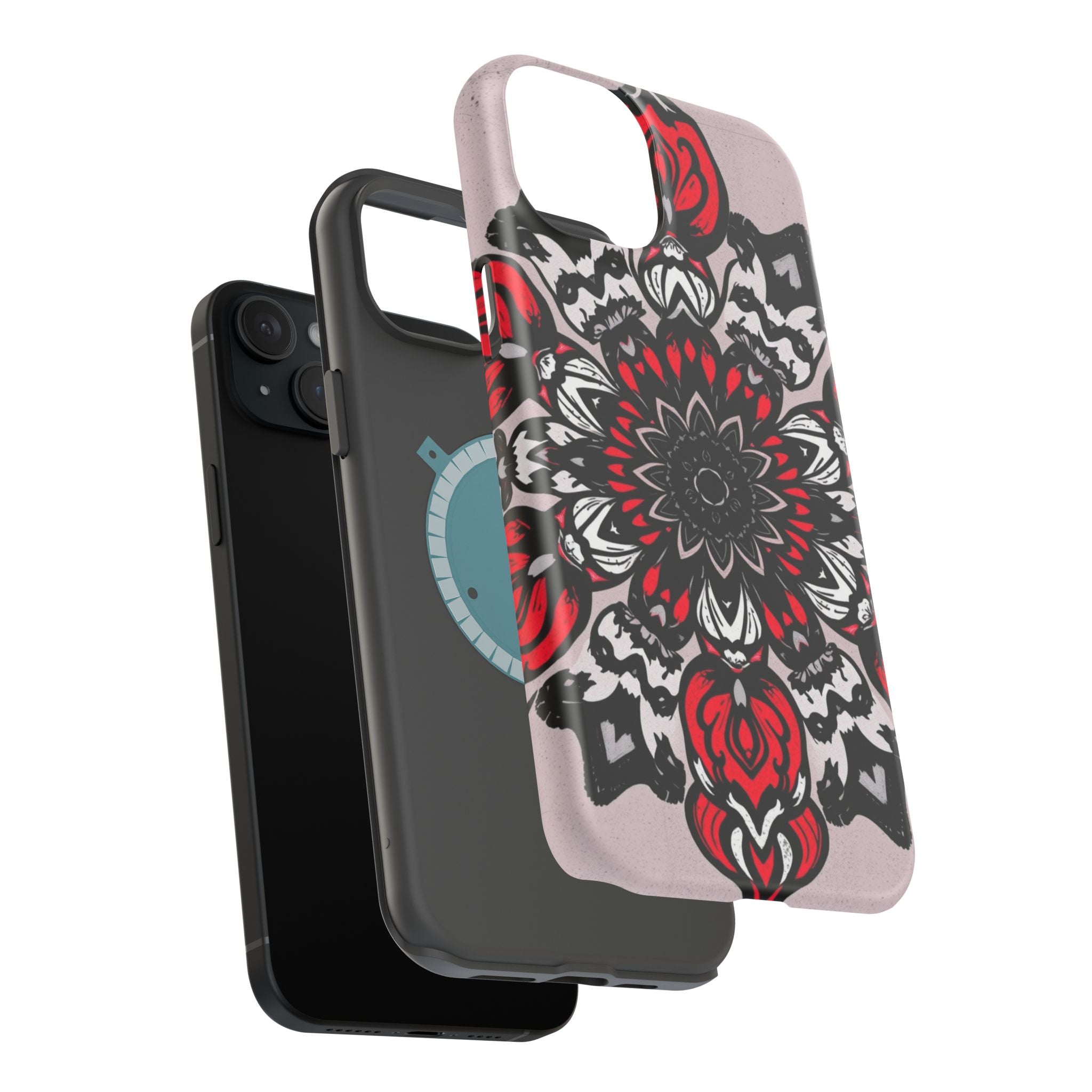 iPhone Floral Mandala Bold Art Slim Everyday Designer Case · iPhone Case