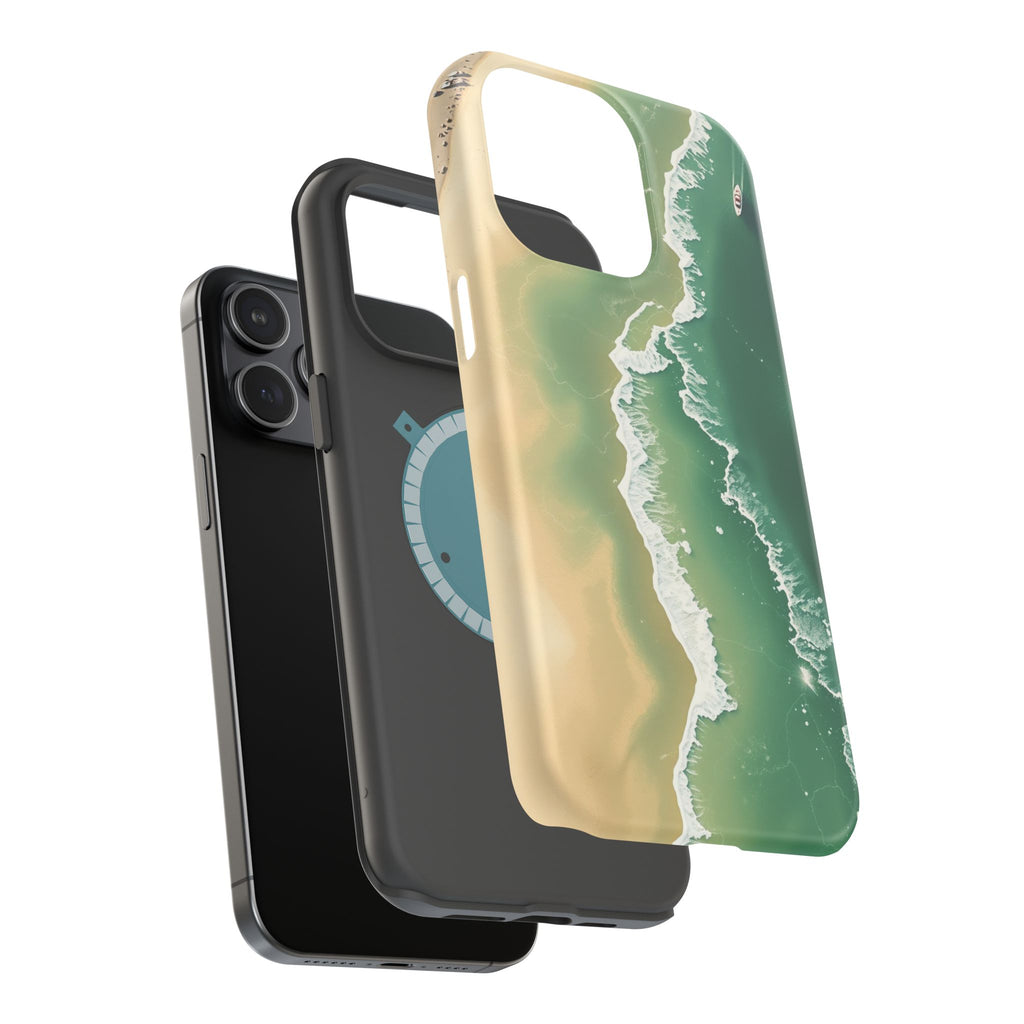 iPhone Shoreline Aerial Bold Art Bold Modern Everyday Snap Case · iPhone Case