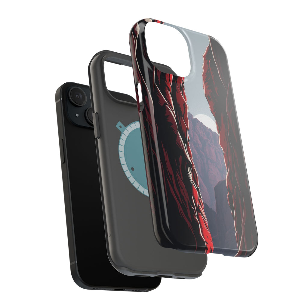 iPhone Serene Canyon Wall Design Bold Modern Everyday Snap Case · iPhone Case