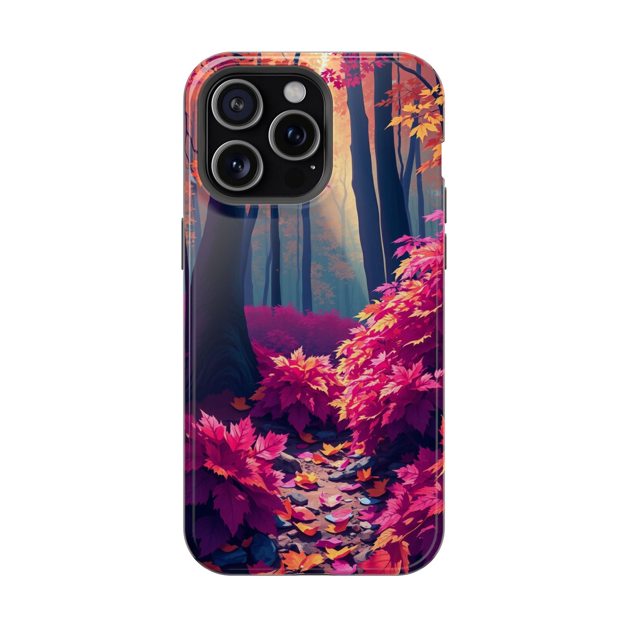 iPhone Earthy Autumn Forest Floor Design Slim Everyday iPhone Designer · iPhone