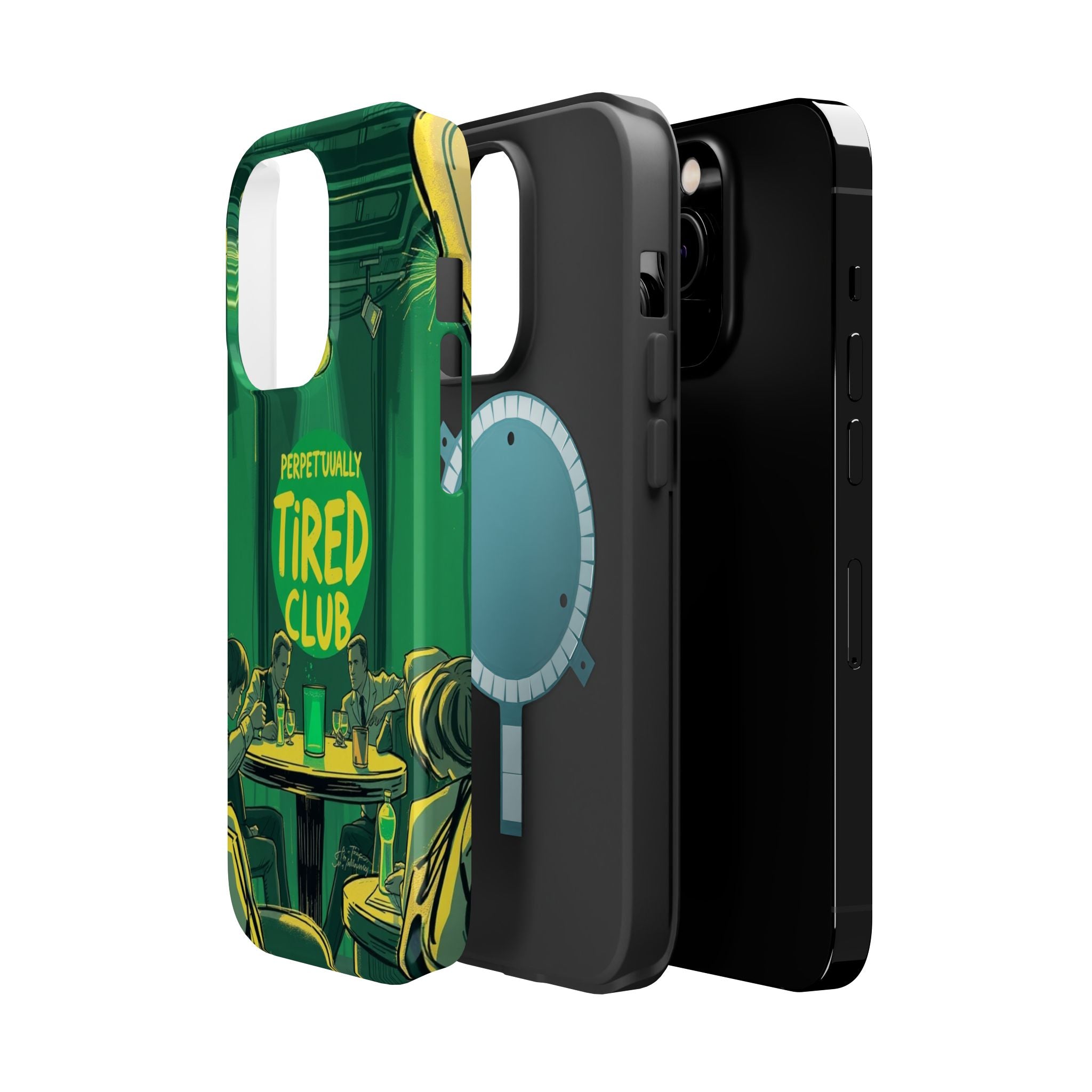 iPhone Radiant Perpetually Tired Club Design Slim Everyday Designer Case · iPhon