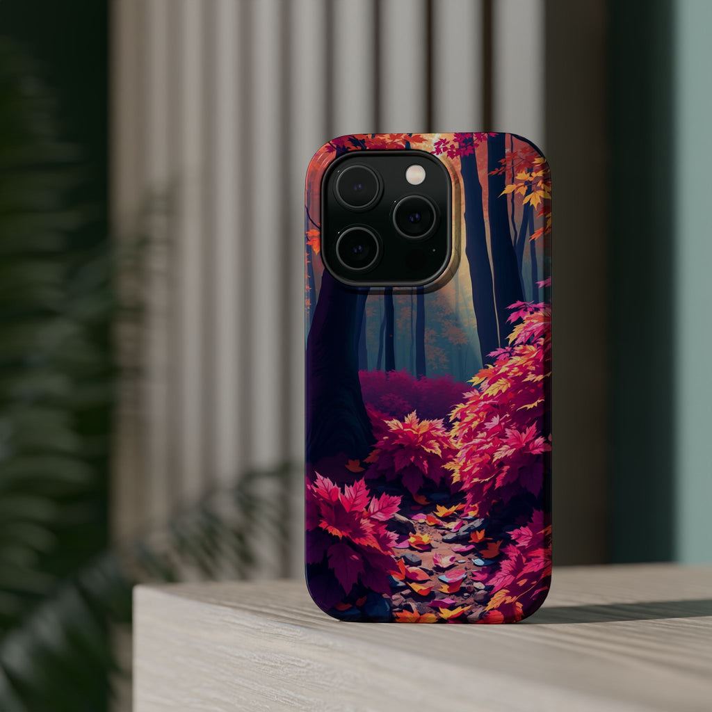 iPhone Earthy Autumn Forest Floor Design Slim Everyday iPhone Designer · iPhone