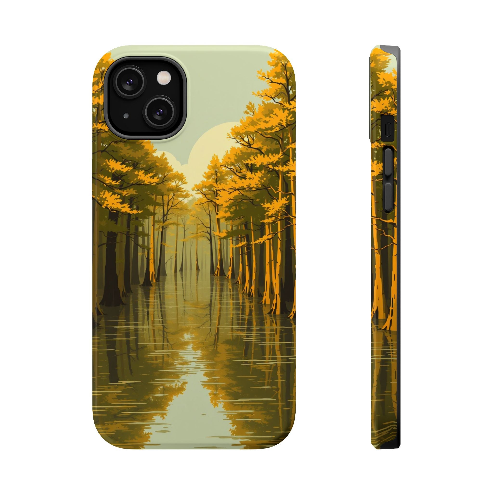 iPhone Cypress Swamp Enchanted Art Bold Modern Everyday Snap Case · iPhone Case