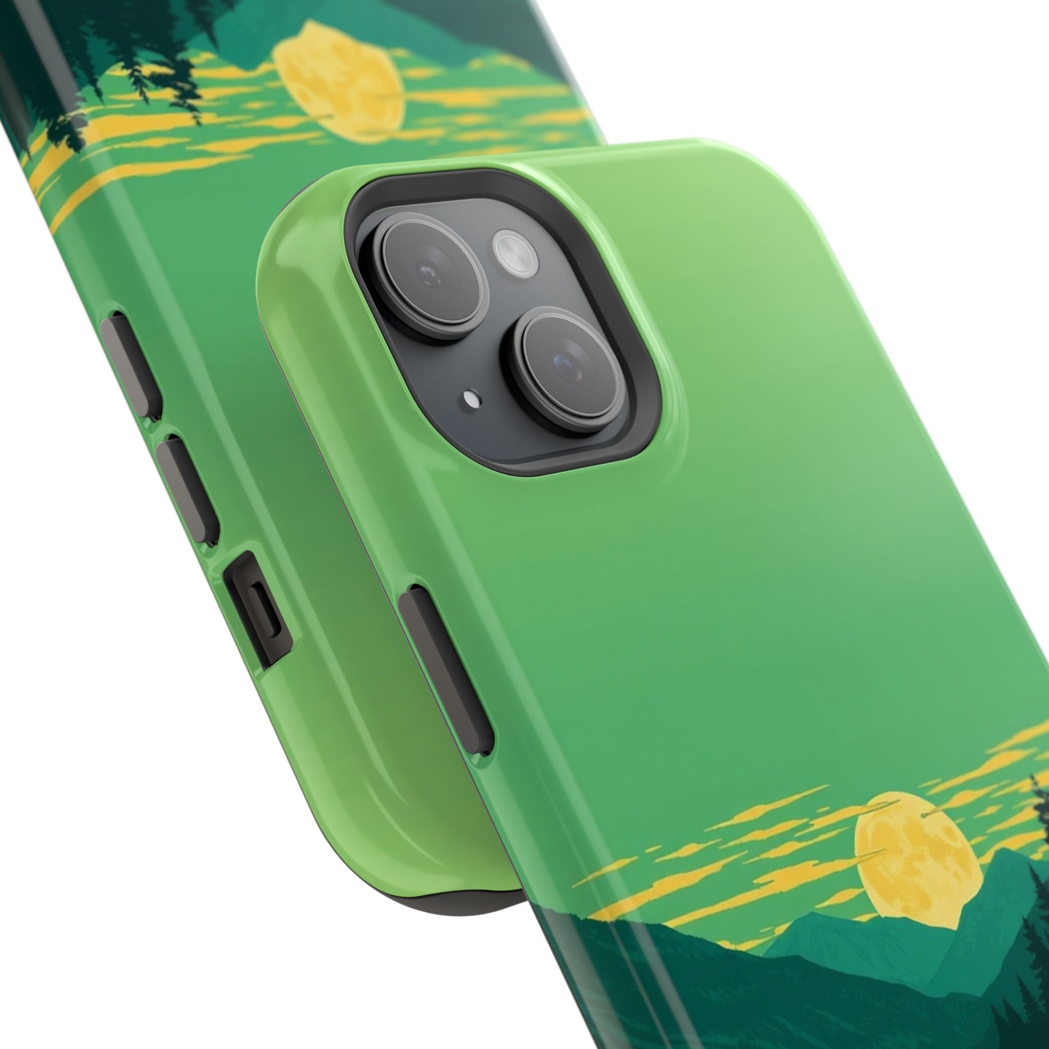 iPhone Lake at Twilight Risograph Print Slim Everyday iPhone Designer · iPhone C