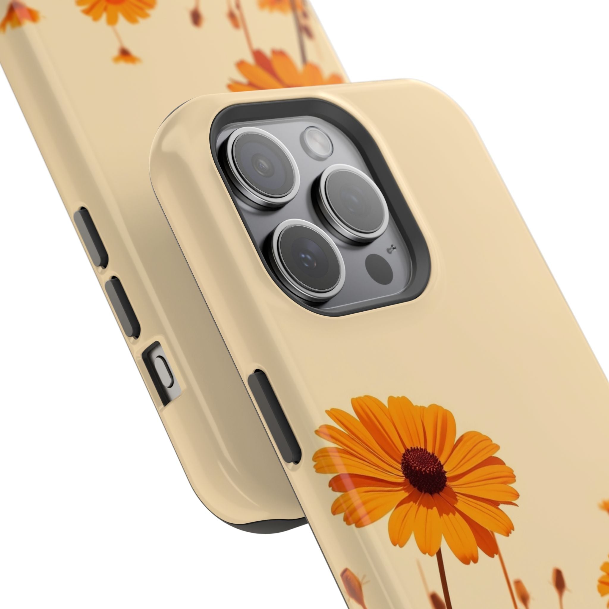 iPhone Wildflower Field Minimalist Line Art Slim Everyday Designer Case · iPhone
