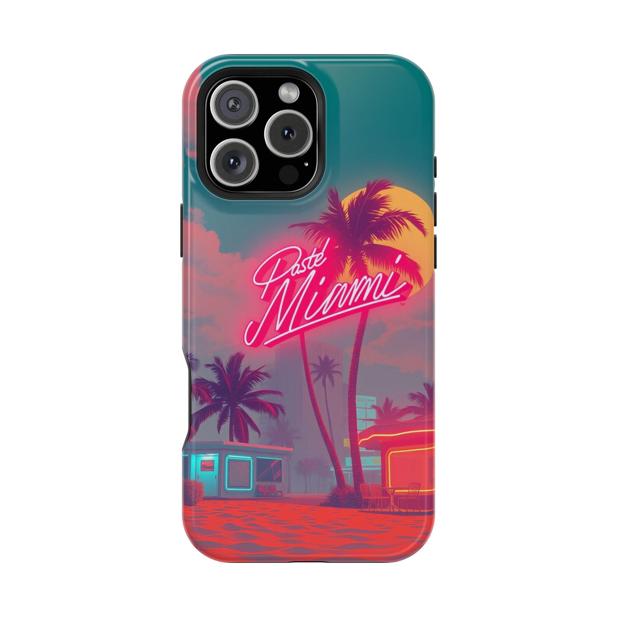 iPhone 1980s Pastel Miami Enchanted Art Slim Everyday Designer Case · iPhone Cas