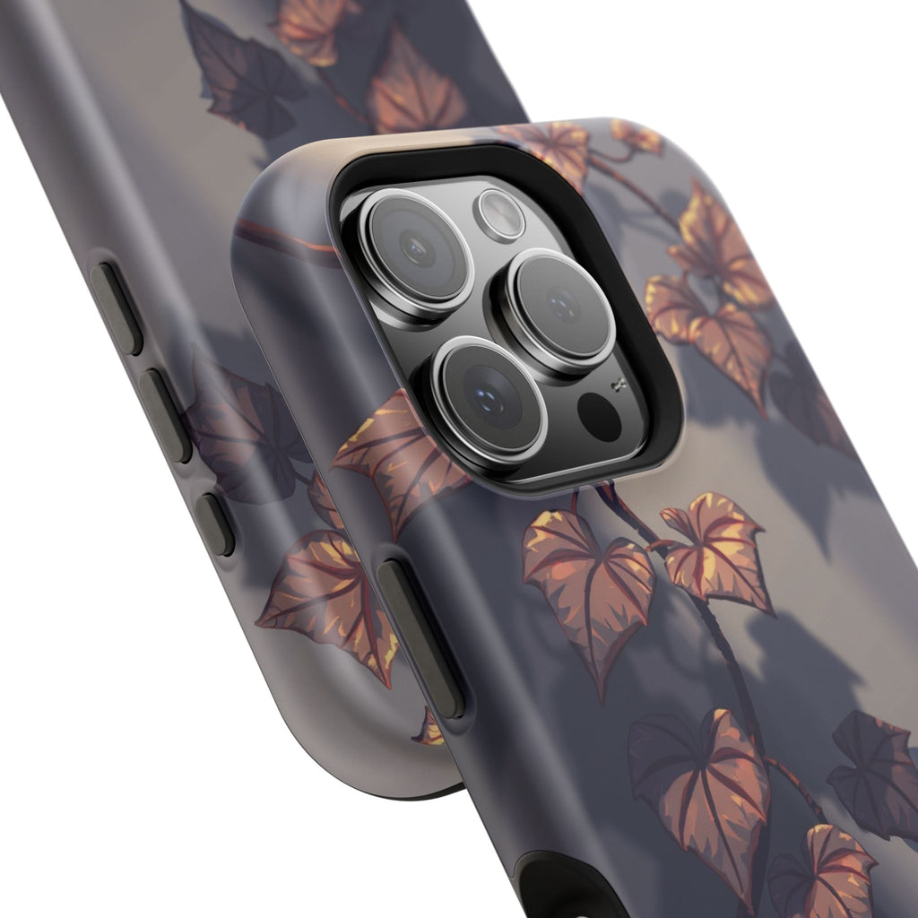 iPhone Charcoal And Copper Art Nouveau Vine Soft iPhone 13 Finish · iPhone Case