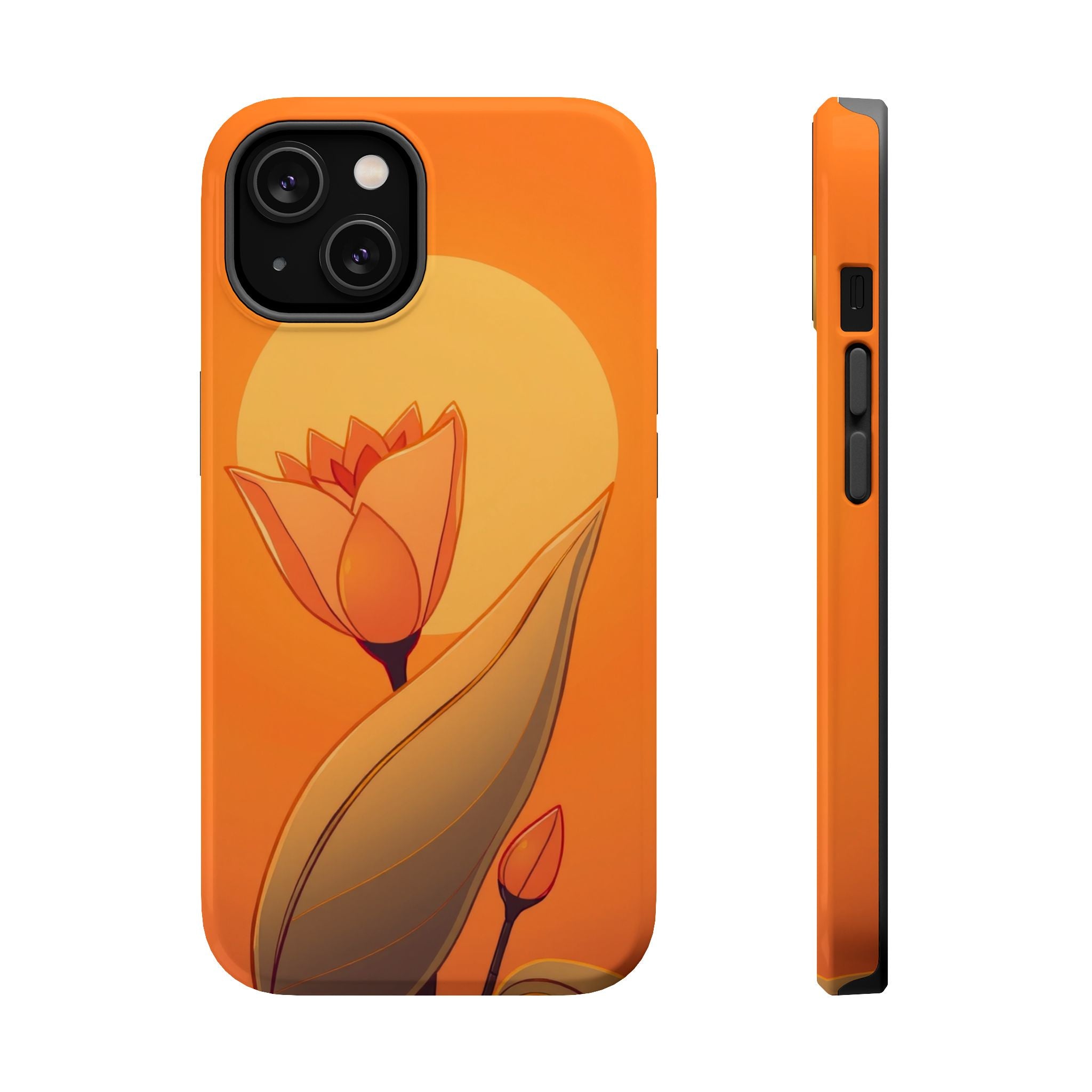 iPhone Bloom and Leaf Minimalist Line Art Slim iPhone Everyday Designer · iPhone