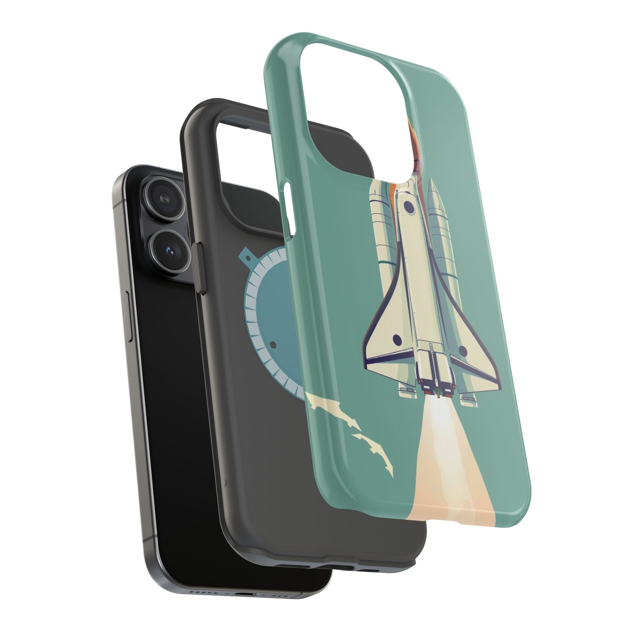 iPhone Retro Space Shuttle Cinematic Art Slim Everyday Designer Case · iPhone Ca