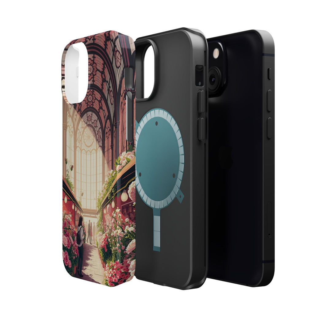iPhone Flower Market Stained Glass Bold Modern Everyday Snap Case · iPhone Case