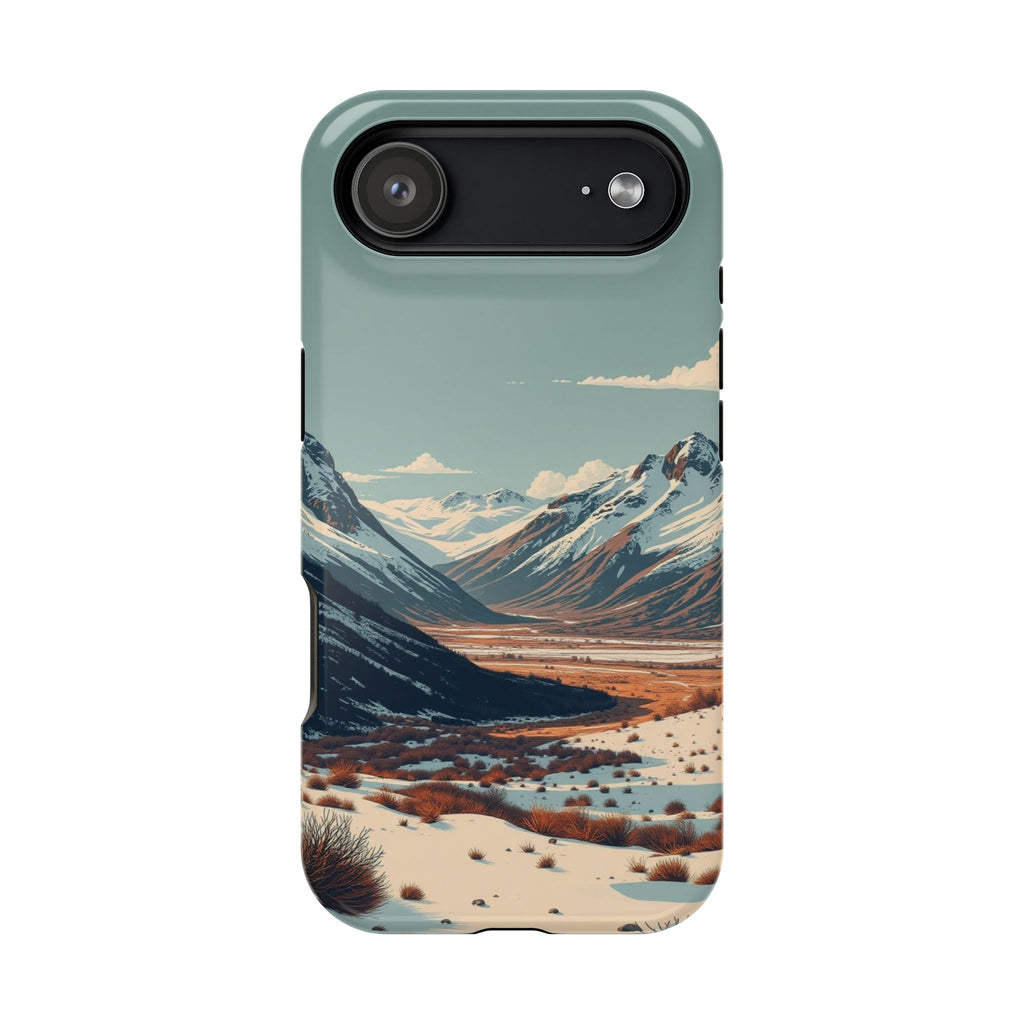 iPhone Serene Tundra Expanse Design Slim Everyday Designer Case · iPhone Case