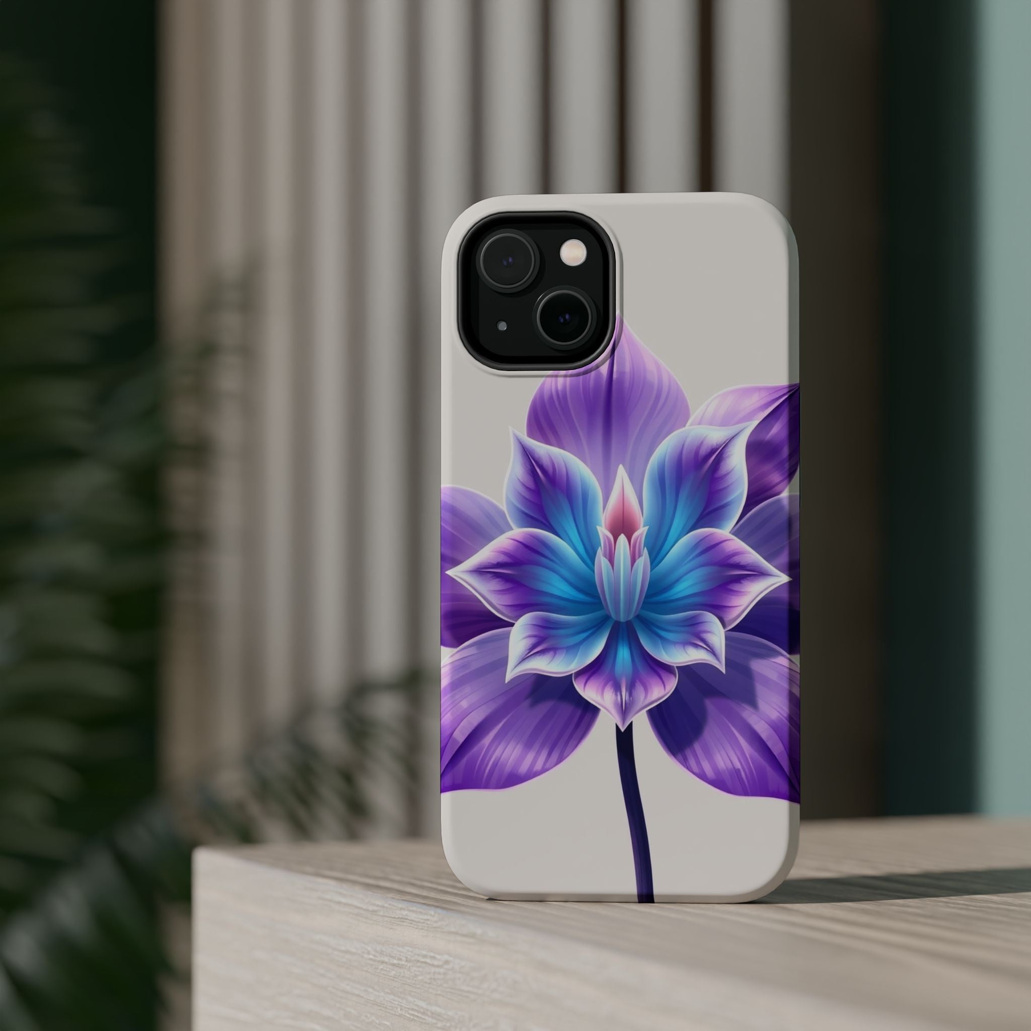 iPhone Dreamy Neon Floral Design 10 Slim Everyday Designer Case · iPhone Case