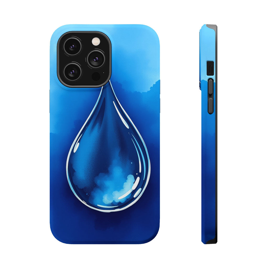iPhone Ink Drop Vibrant Watercolor Bold Modern Everyday Snap Case · iPhone Case